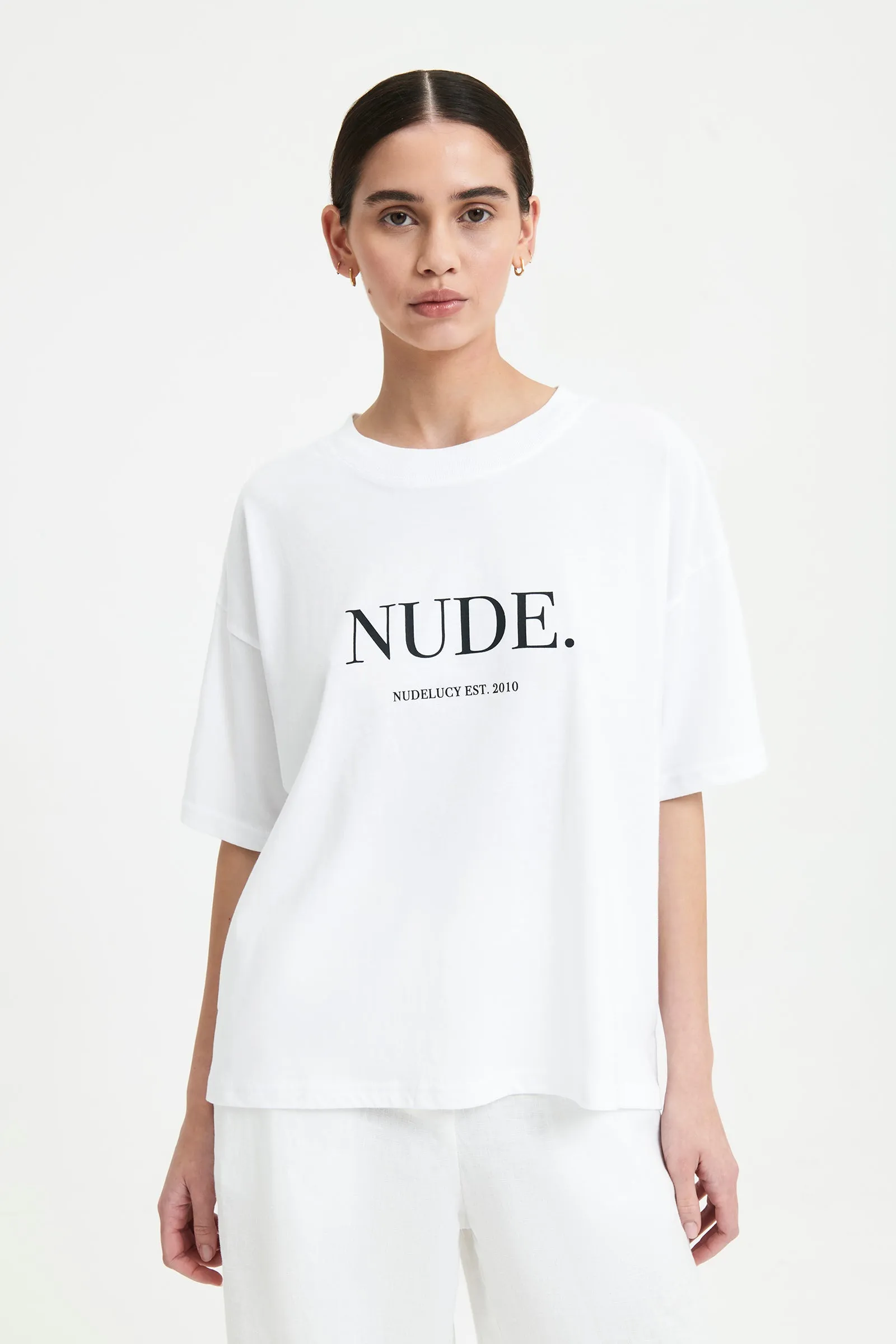 NUDE. WASHED TEE sold by Nude Lucy