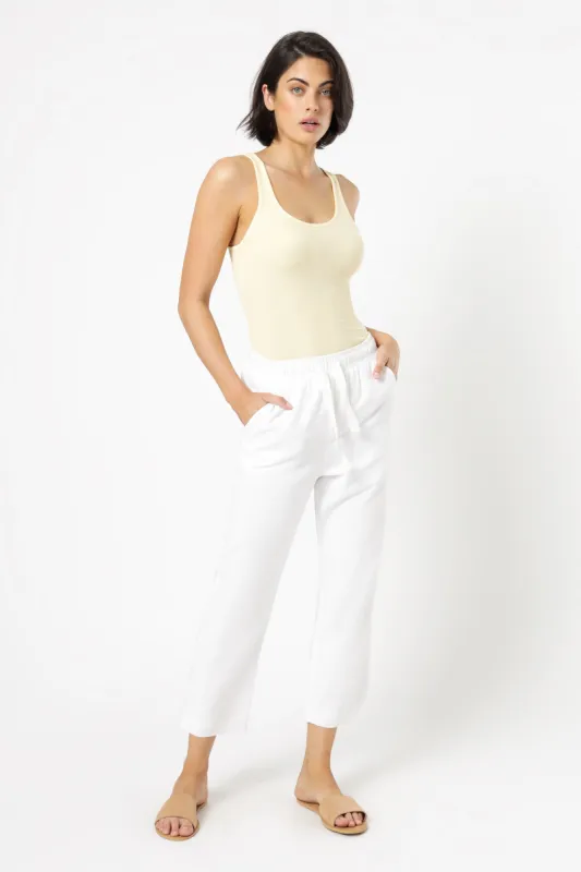 MAYA LONG LINE RIB TANK sold by Nude Lucy
