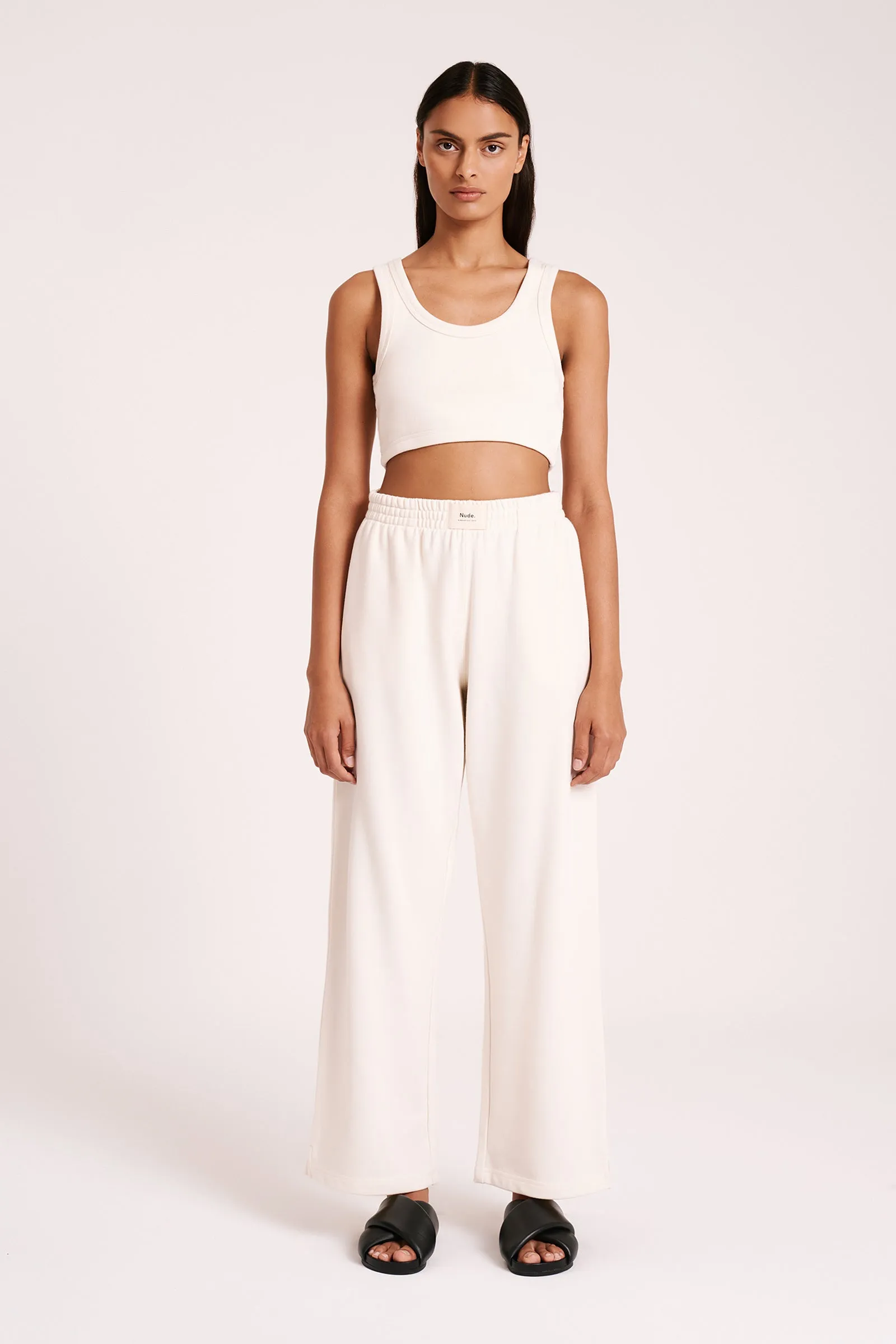 LOUNGE FLEECE CROP sold by Nude Lucy