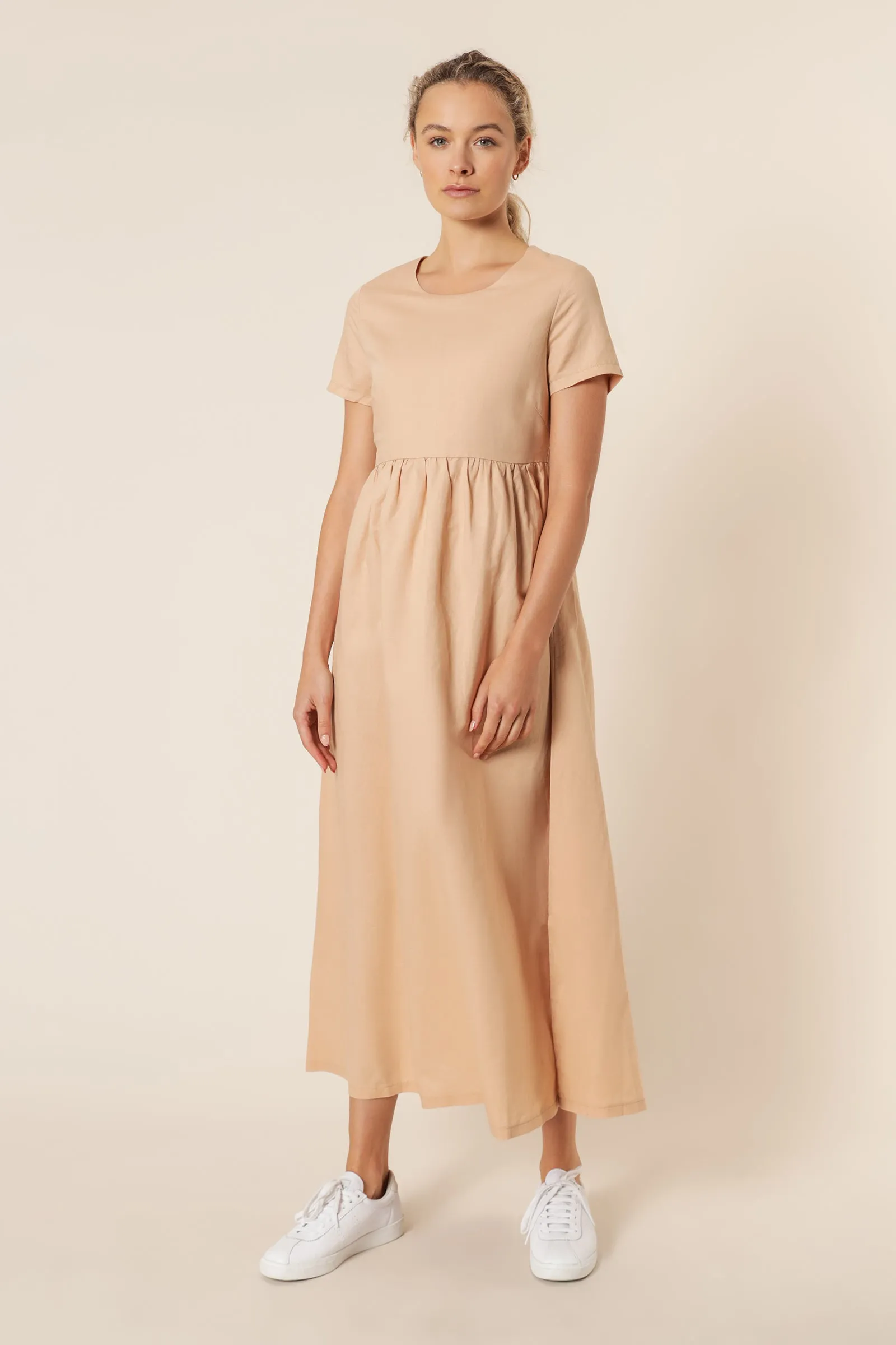 CLAUDIA LINEN MAXI DRESS sold by Nude Lucy product image thumbnail 3