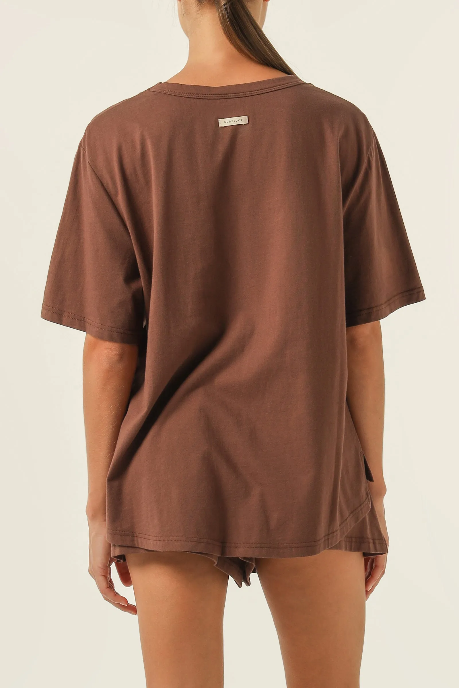 NUDE LOUNGE JERSEY TEE sold by Nude Lucy product image thumbnail 4