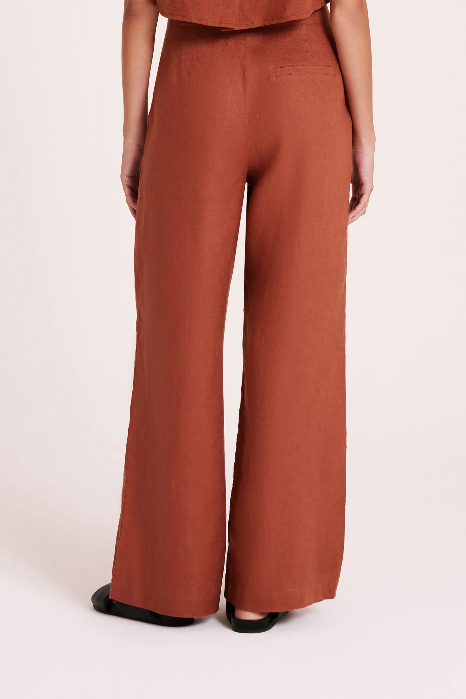 AMANI TAILORED LINEN PANT sold by Nude Lucy product image thumbnail 4