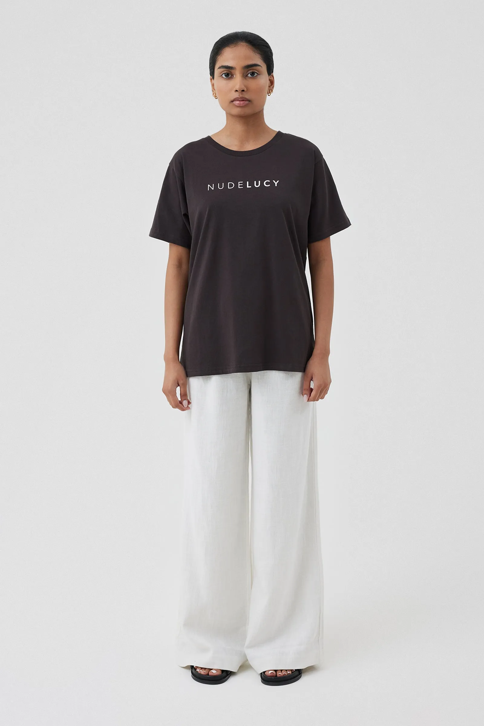 NUDE LUCY SLOGAN TEE sold by Nude Lucy