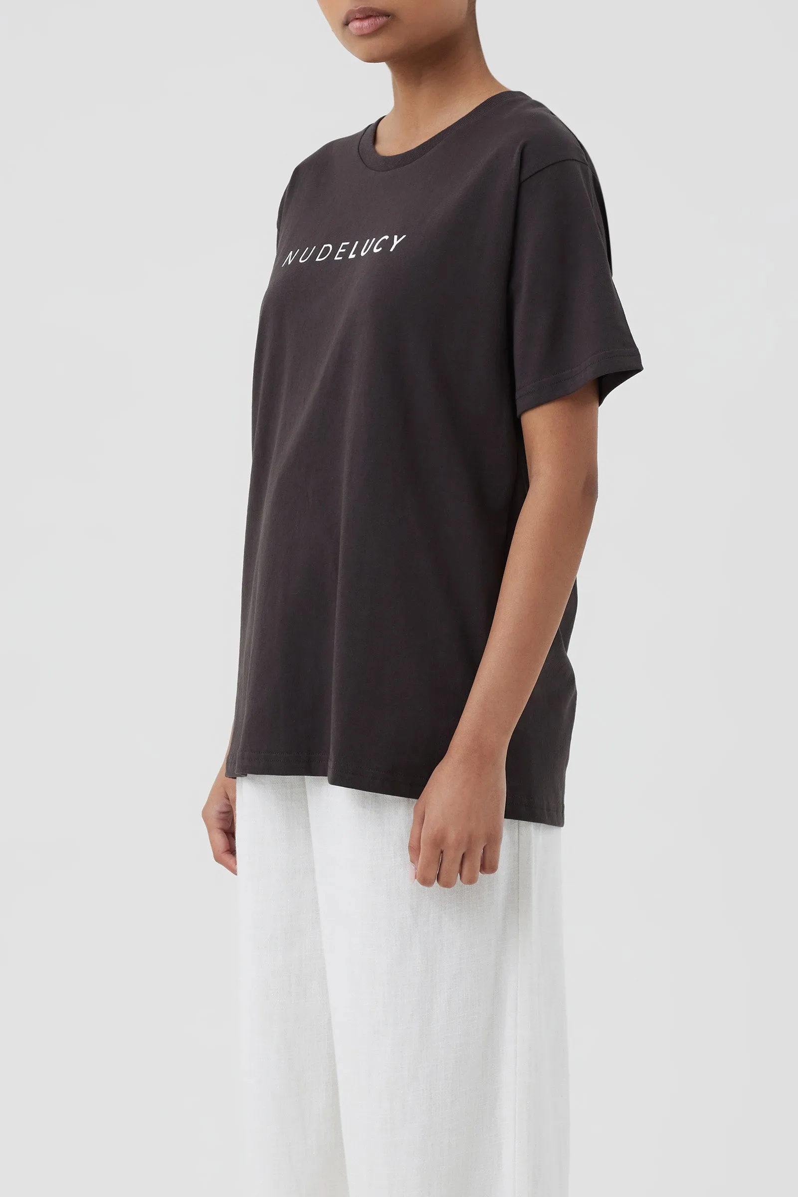 NUDE LUCY SLOGAN TEE sold by Nude Lucy product image thumbnail 3