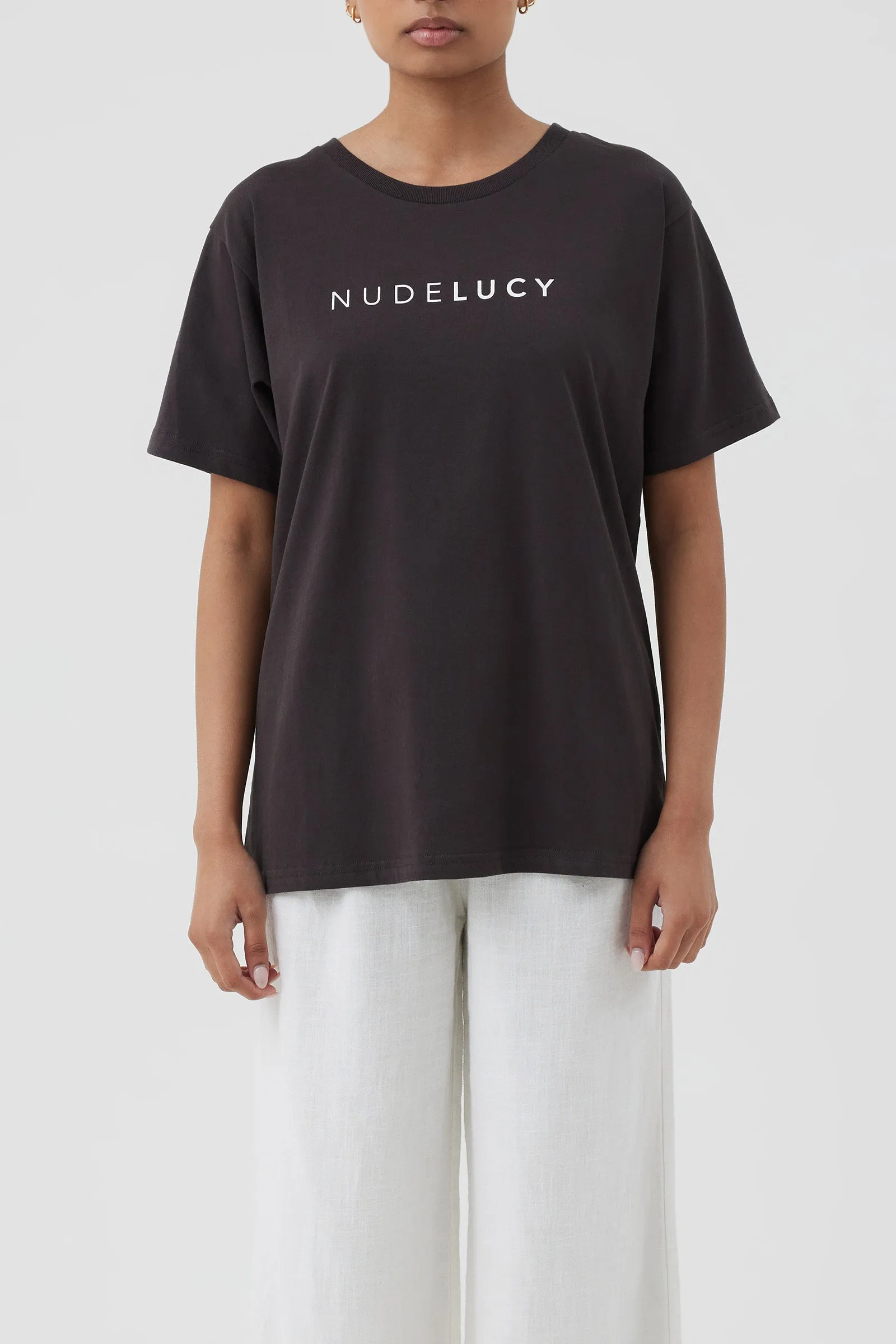 NUDE LUCY SLOGAN TEE sold by Nude Lucy product image thumbnail 2