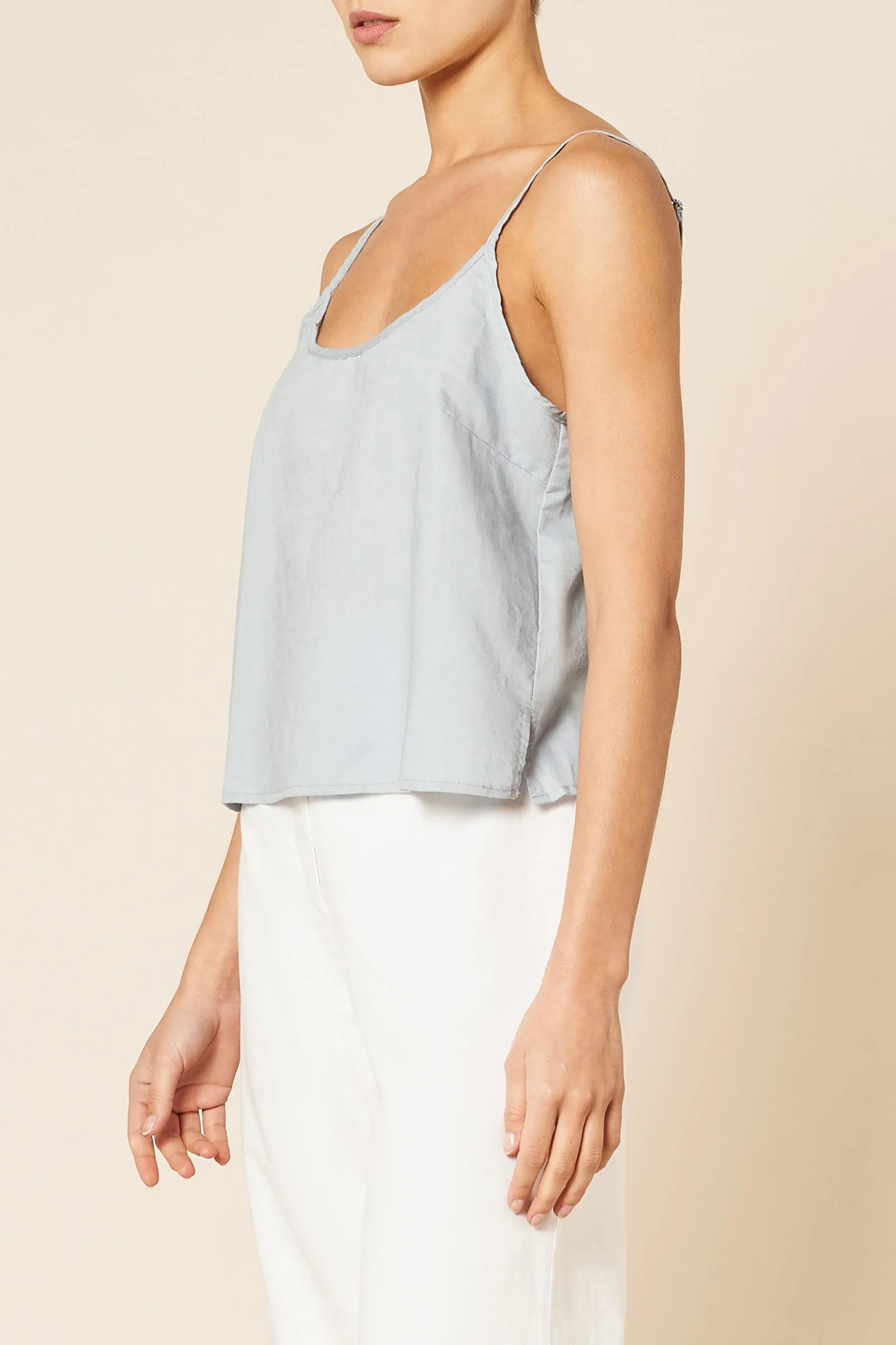 NIMA LINEN CAMI sold by Nude Lucy product image thumbnail 3