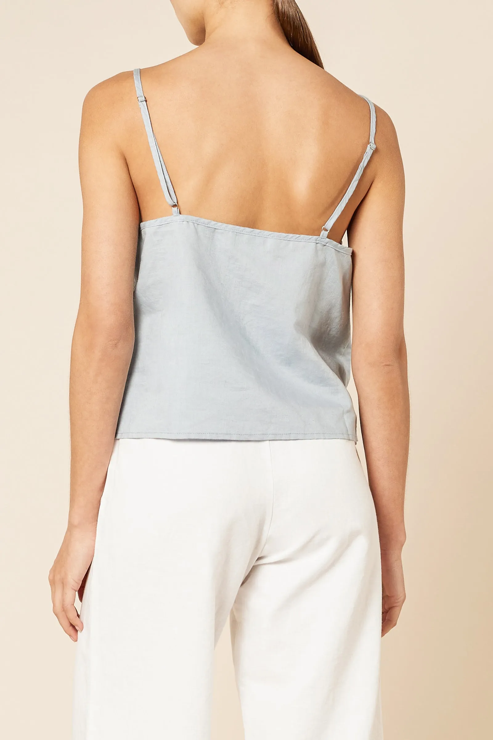 NIMA LINEN CAMI sold by Nude Lucy product image thumbnail 4