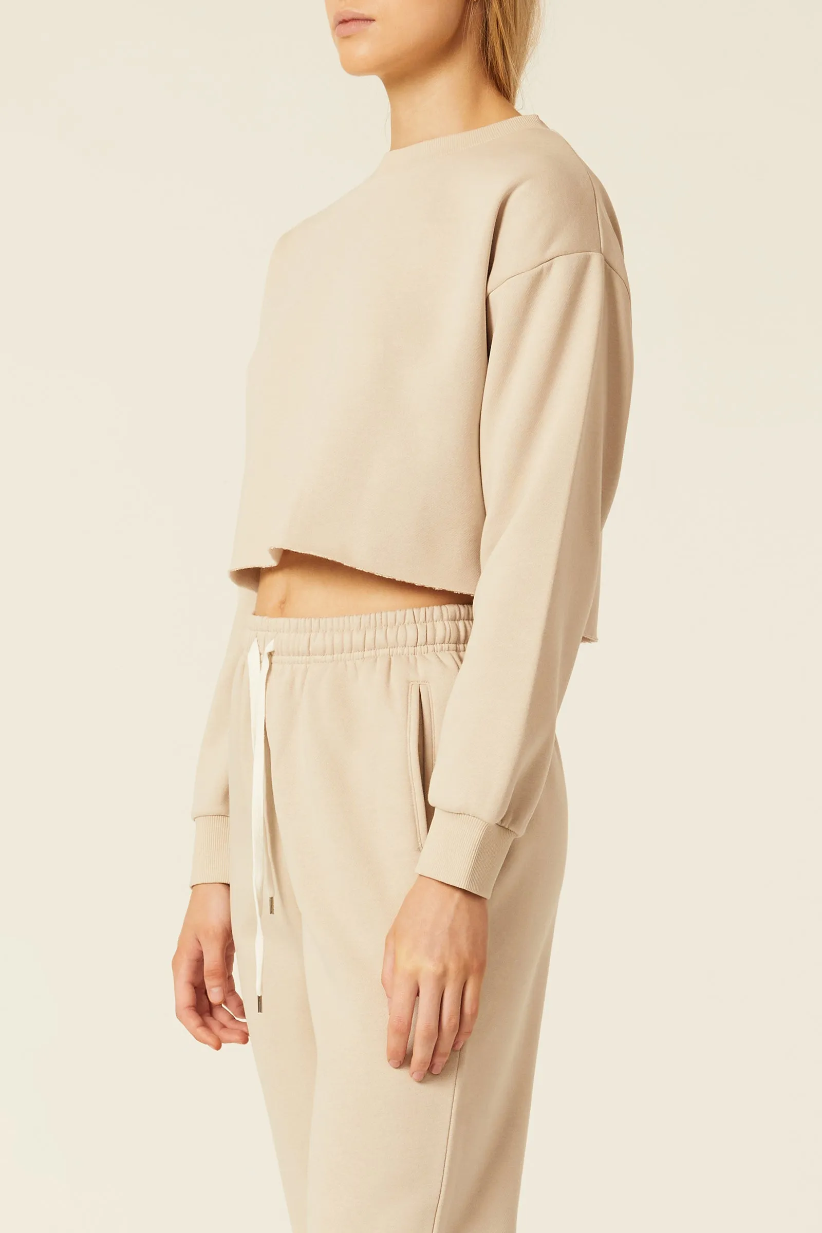 CARTER CLASSIC CROP SWEAT sold by Nude Lucy product image thumbnail 3