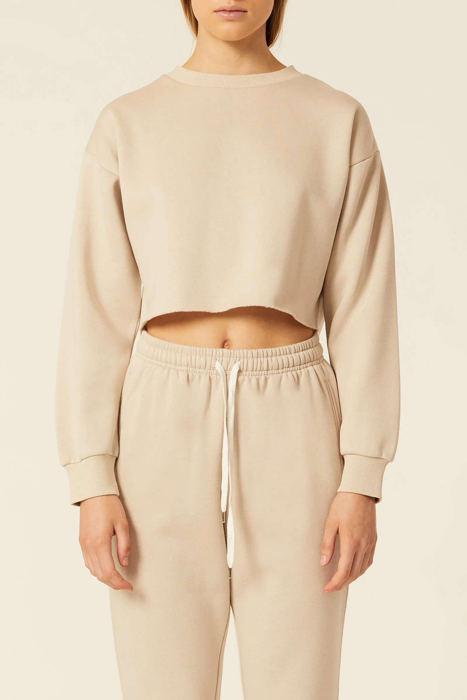 CARTER CLASSIC CROP SWEAT sold by Nude Lucy product image thumbnail 2