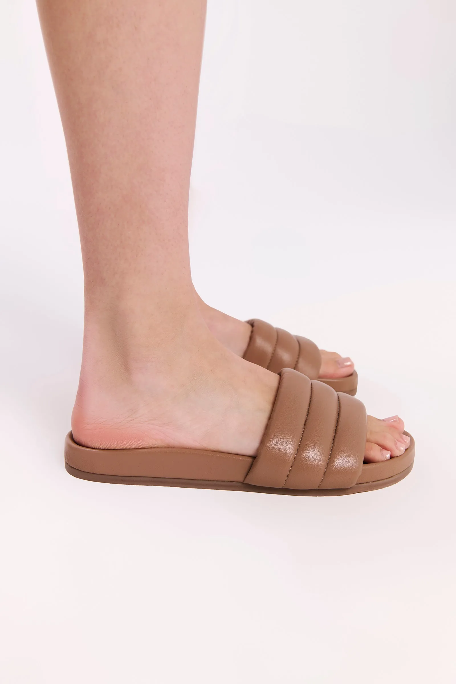 CLASSIC LEATHER SLIDE sold by Nude Lucy product image thumbnail 3