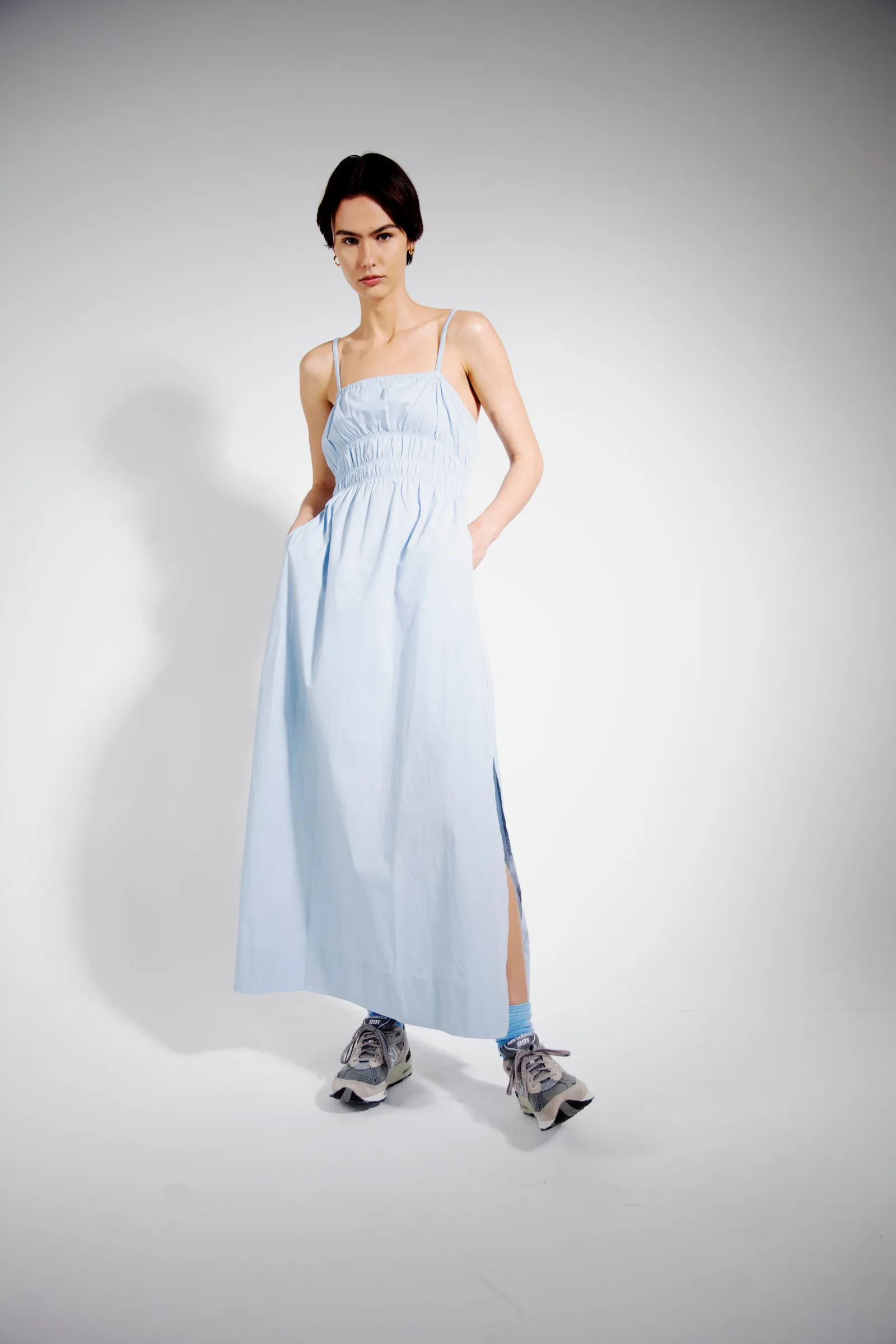 AKIRA POPLIN MAXI DRESS sold by Nude Lucy product image thumbnail 2