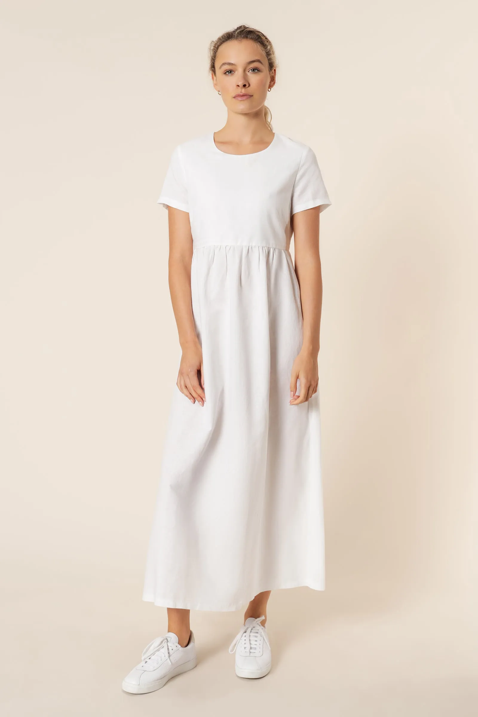 CLAUDIA LINEN MAXI DRESS sold by Nude Lucy