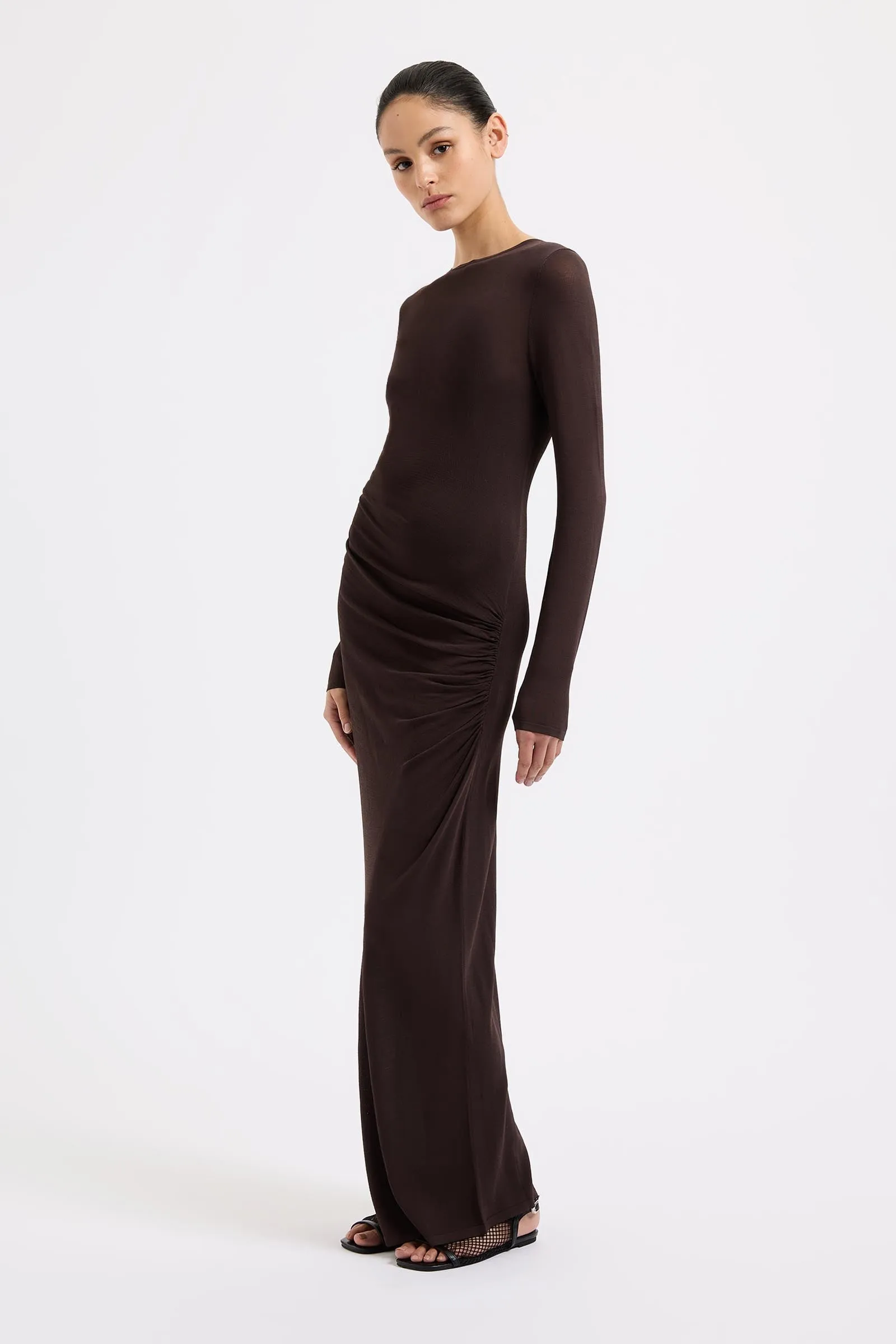 EVELYN KNIT MAXI DRESS sold by Nude Lucy product image thumbnail 2
