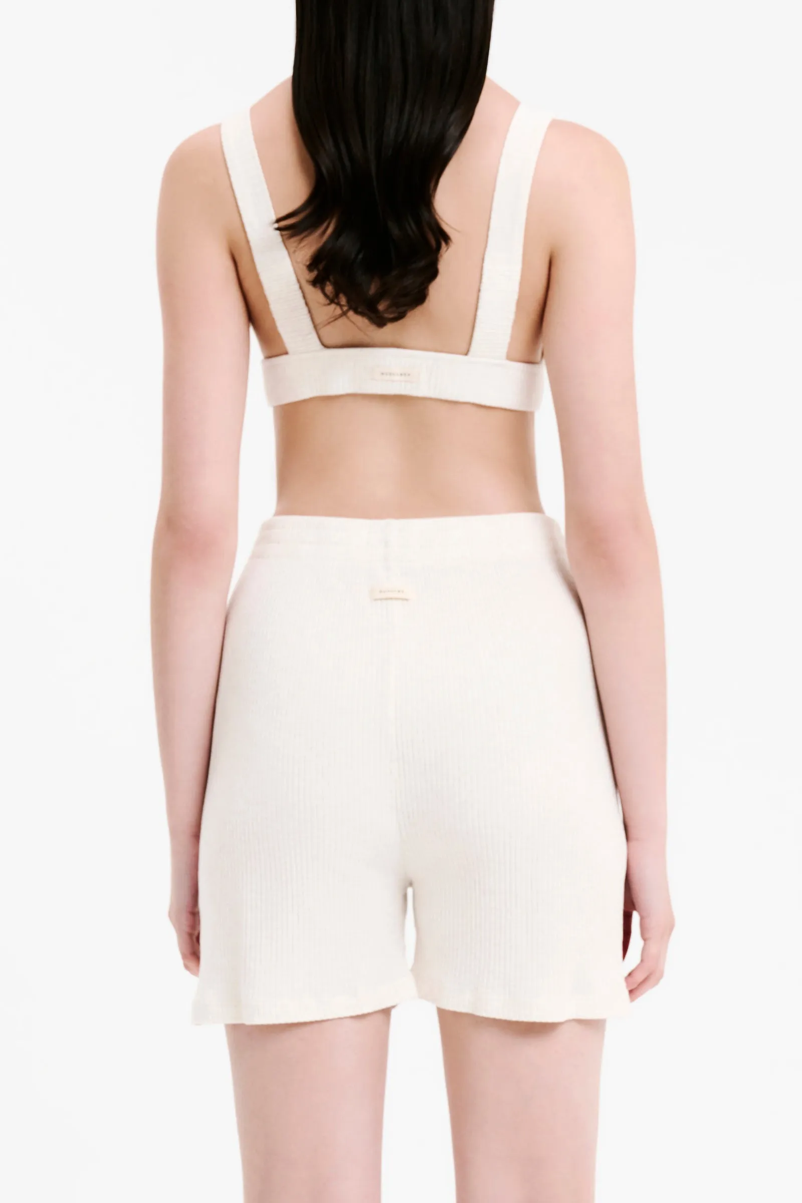 LOUNGE RIB PLUNGE CROP sold by Nude Lucy product image thumbnail 4