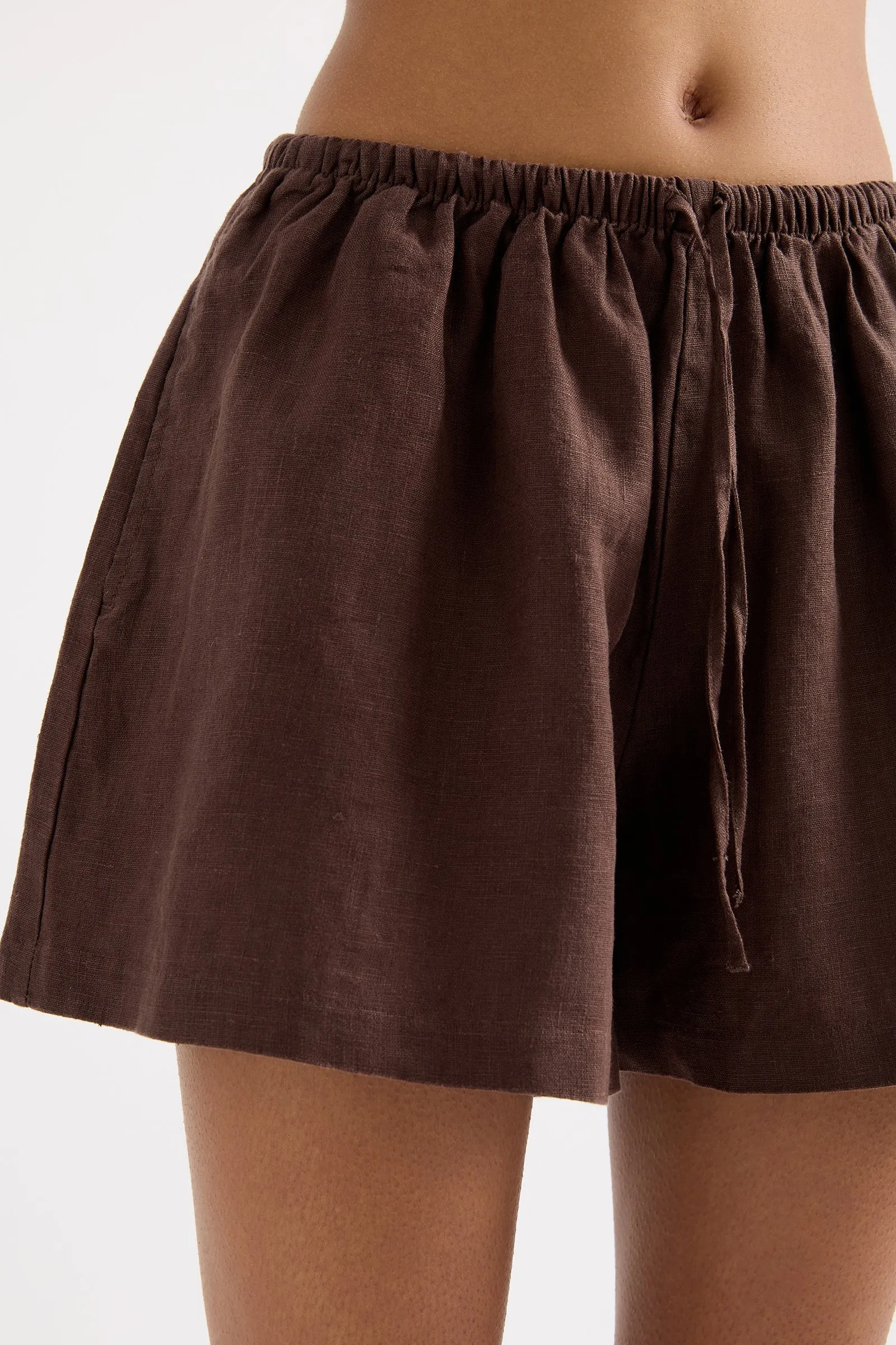 DESI LINEN SHORT sold by Nude Lucy product image thumbnail 5