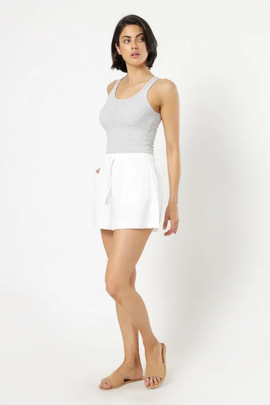 MAYA LONG LINE RIB TANK sold by Nude Lucy