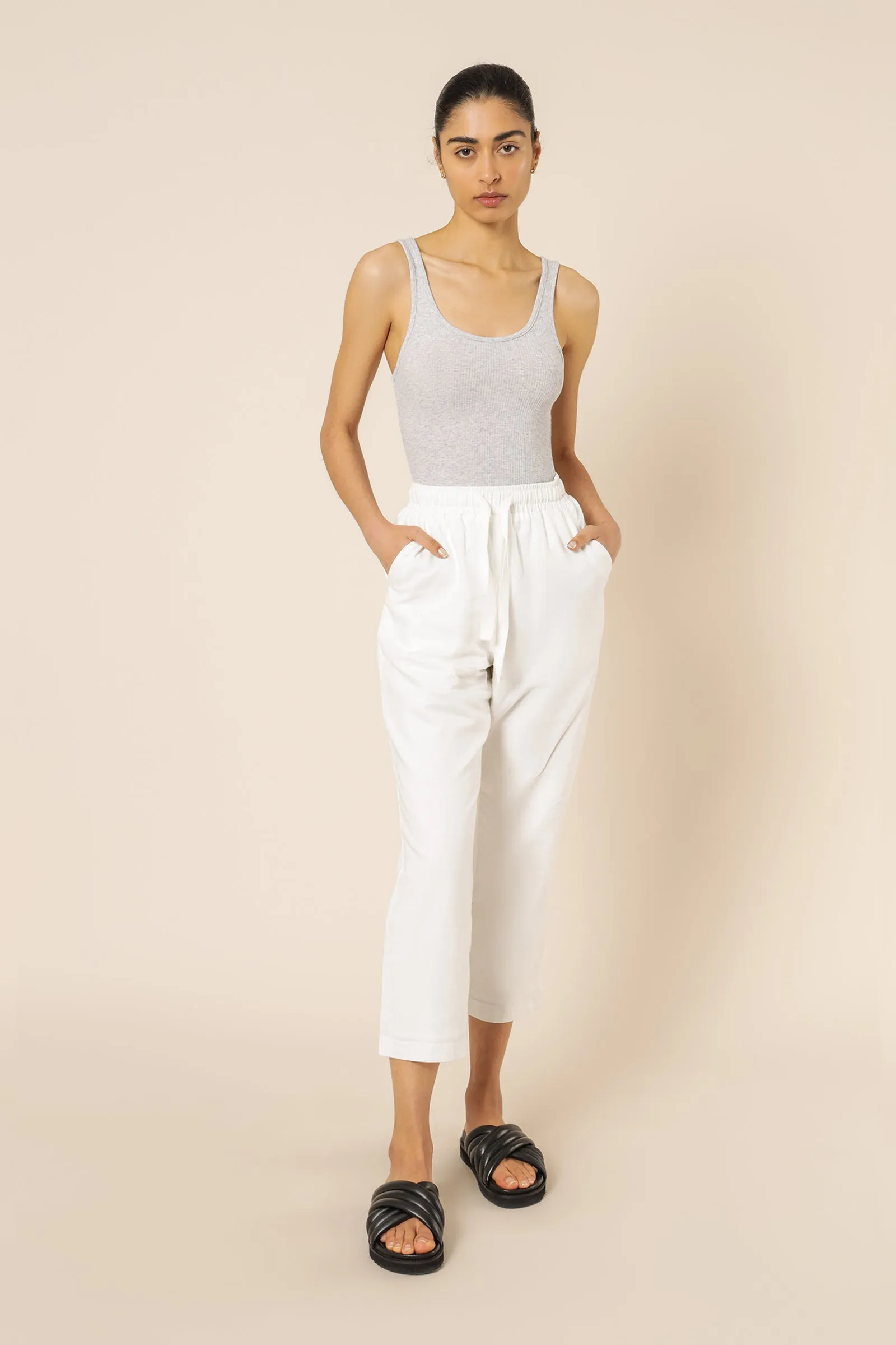 MAYA ORGANIC RIB TANK sold by Nude Lucy