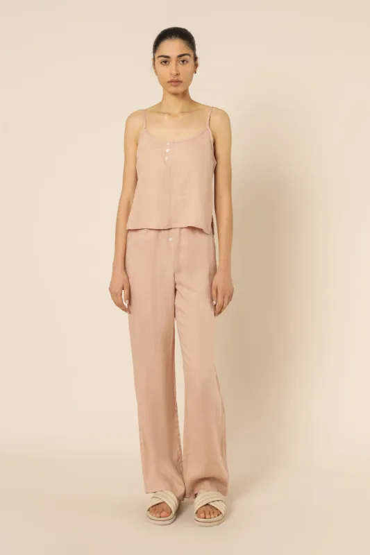 NUDE LINEN LOUNGE CAMI sold by Nude Lucy