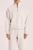 CARTER CLASSIC ZIP FRONT SWEAT sold by Nude Lucy