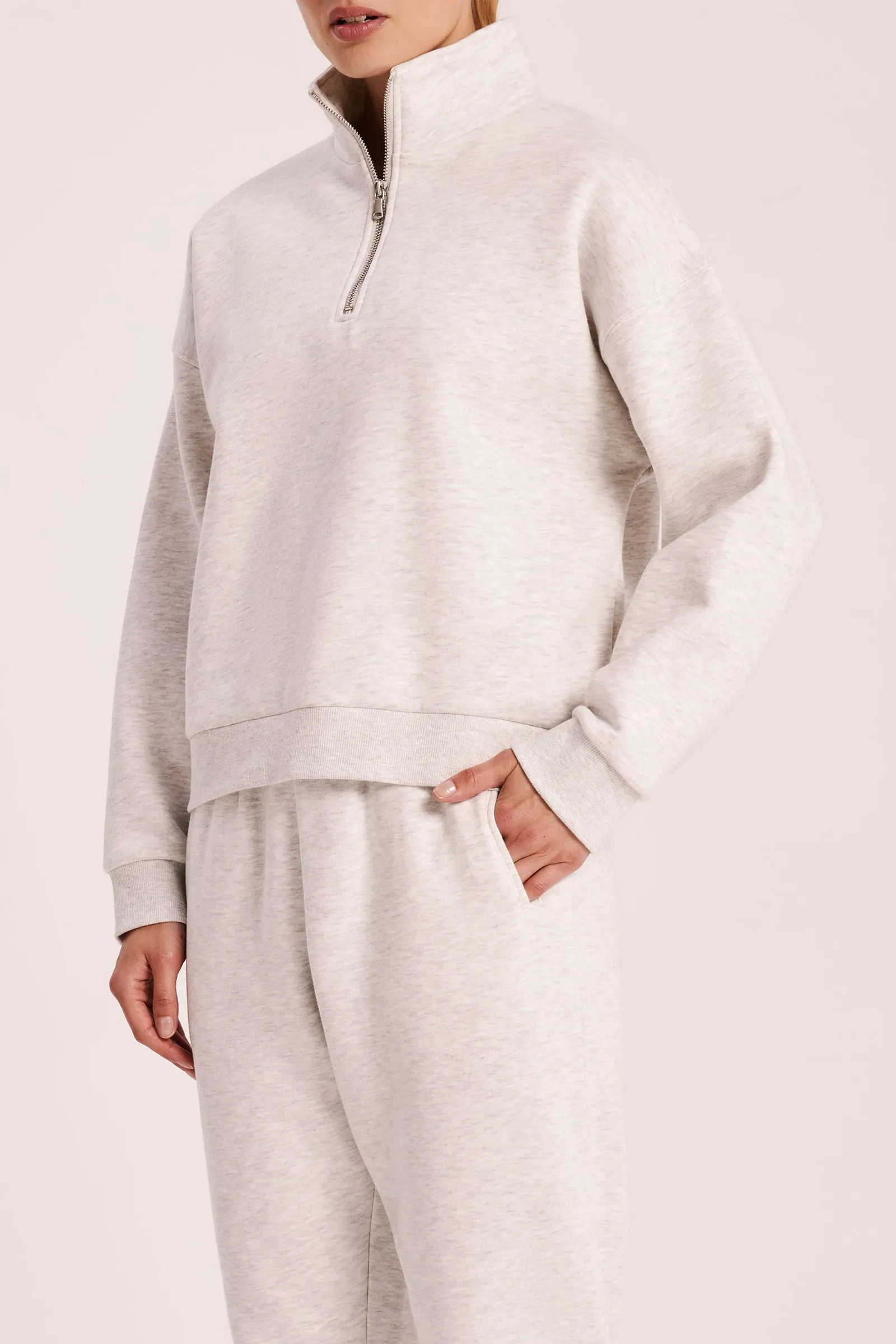 CARTER CLASSIC ZIP FRONT SWEAT sold by Nude Lucy product image thumbnail 2