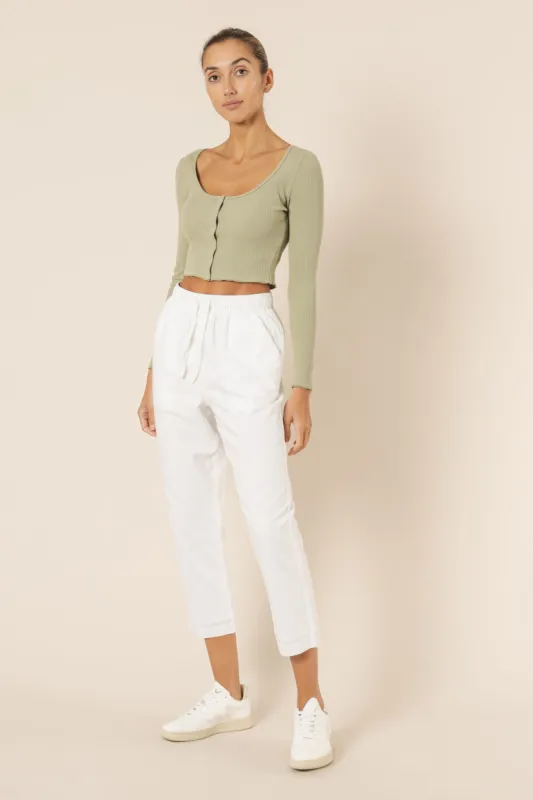 KAIA WAFFLE LS TEE sold by Nude Lucy