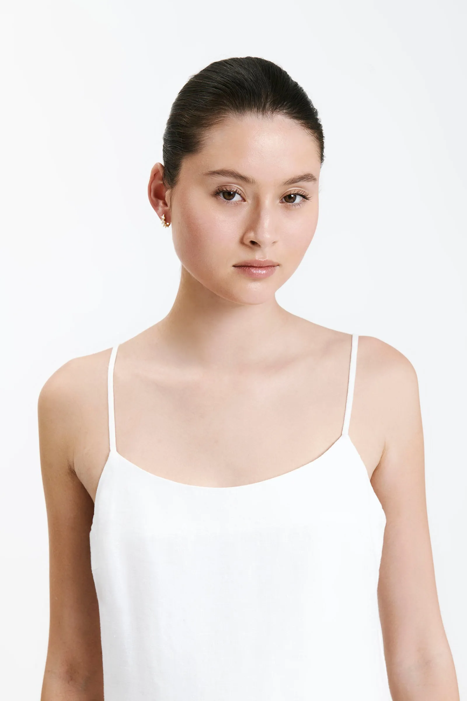 RYNN LINEN MINI DRESS sold by Nude Lucy product image thumbnail 4