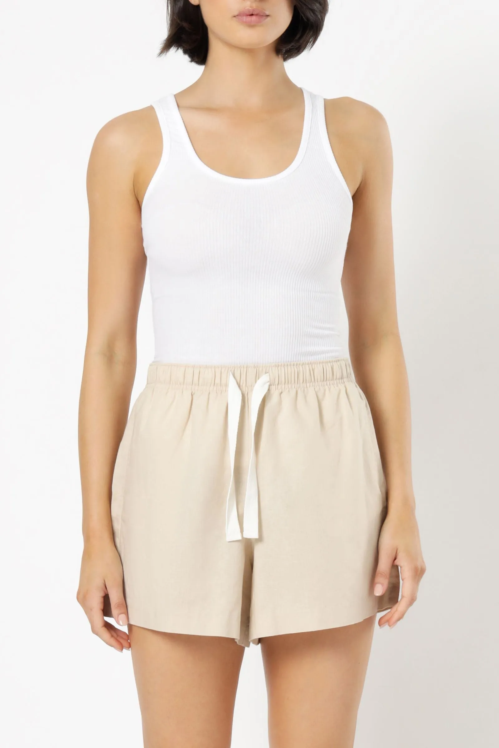 MAYA LONG LINE RIB TANK sold by Nude Lucy product image thumbnail 2