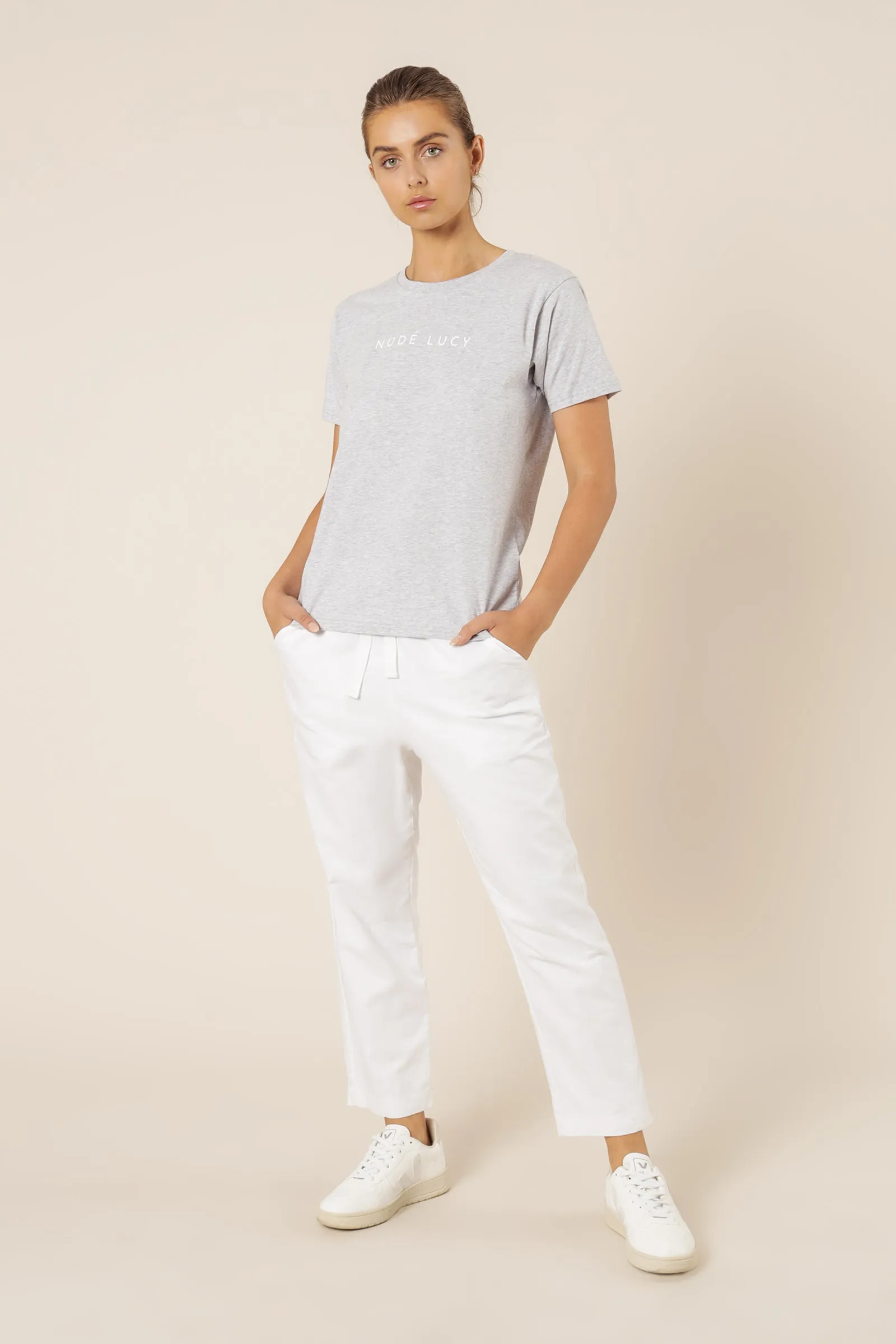 NUDE LUCY SLOGAN TEE sold by Nude Lucy