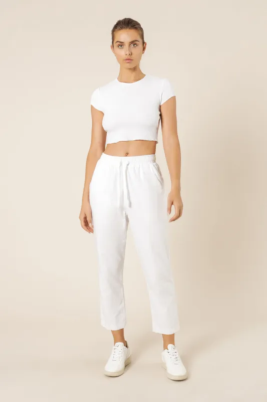CAMERON BASIC WAFFLE TEE sold by Nude Lucy