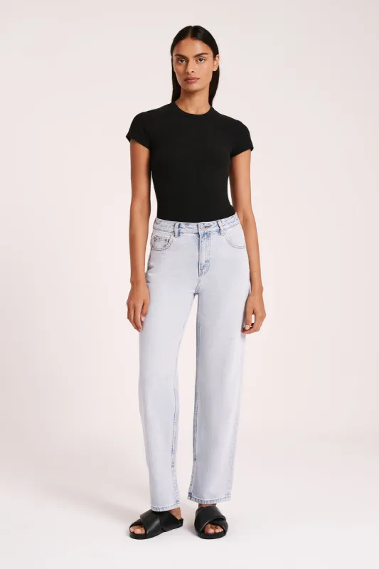 ORGANIC SPLIT HEM JEAN sold by Nude Lucy