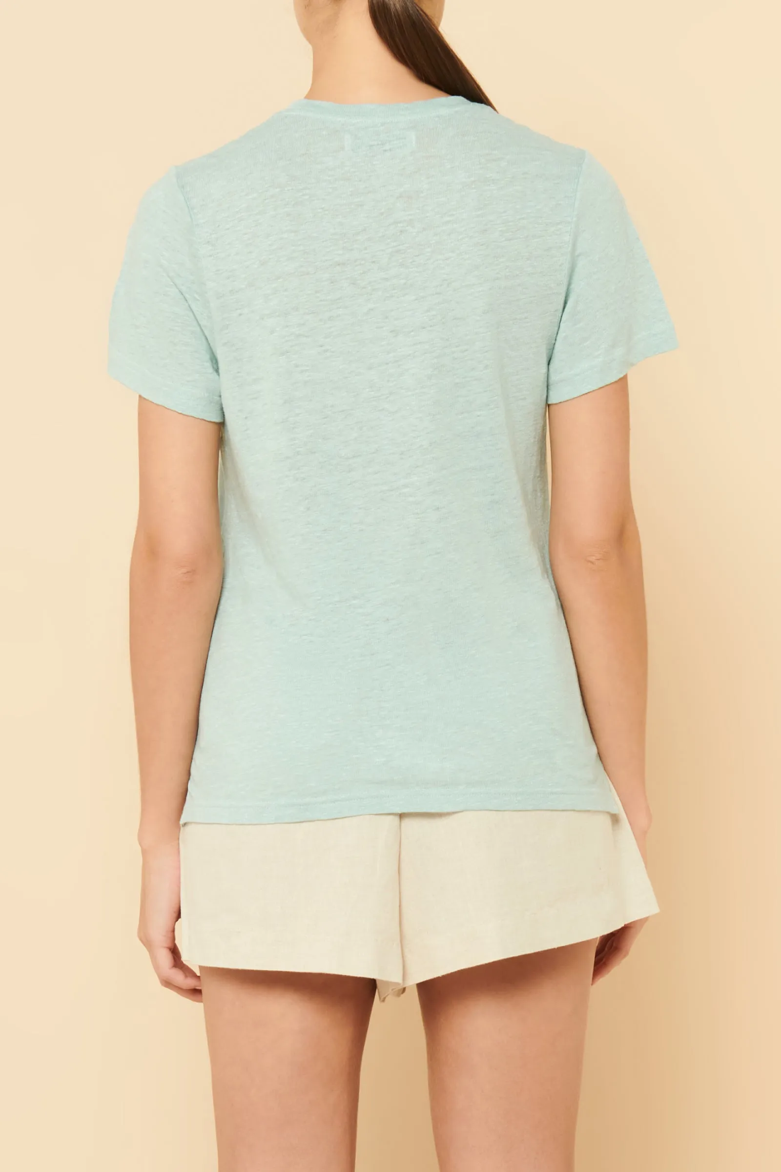 CLARA LINEN TEE sold by Nude Lucy product image thumbnail 4