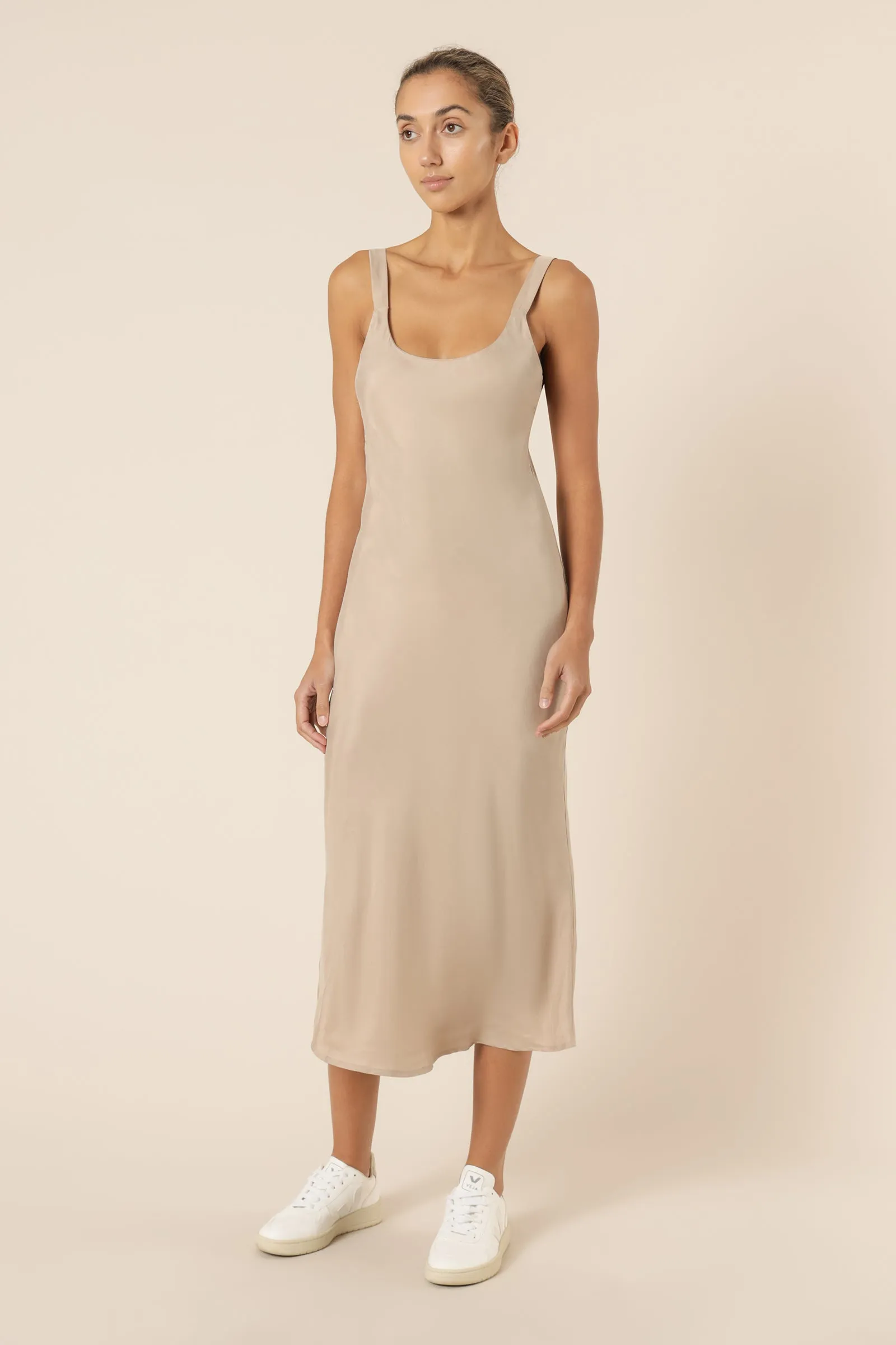 ESME CUPRO SLIP DRESS sold by Nude Lucy product image thumbnail 2