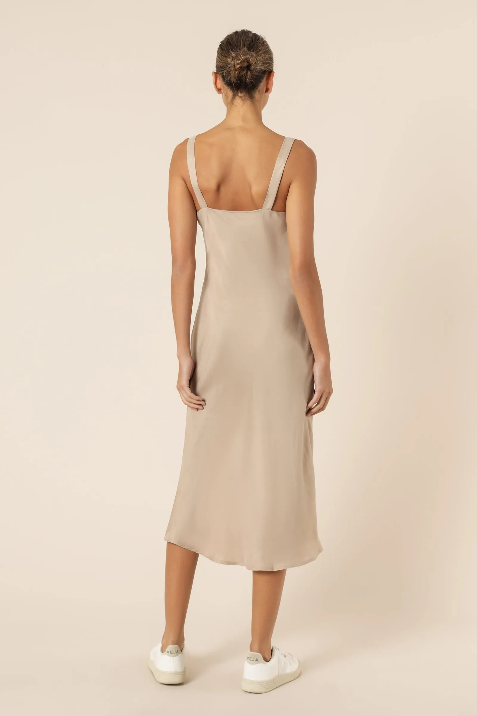 ESME CUPRO SLIP DRESS sold by Nude Lucy product image thumbnail 3