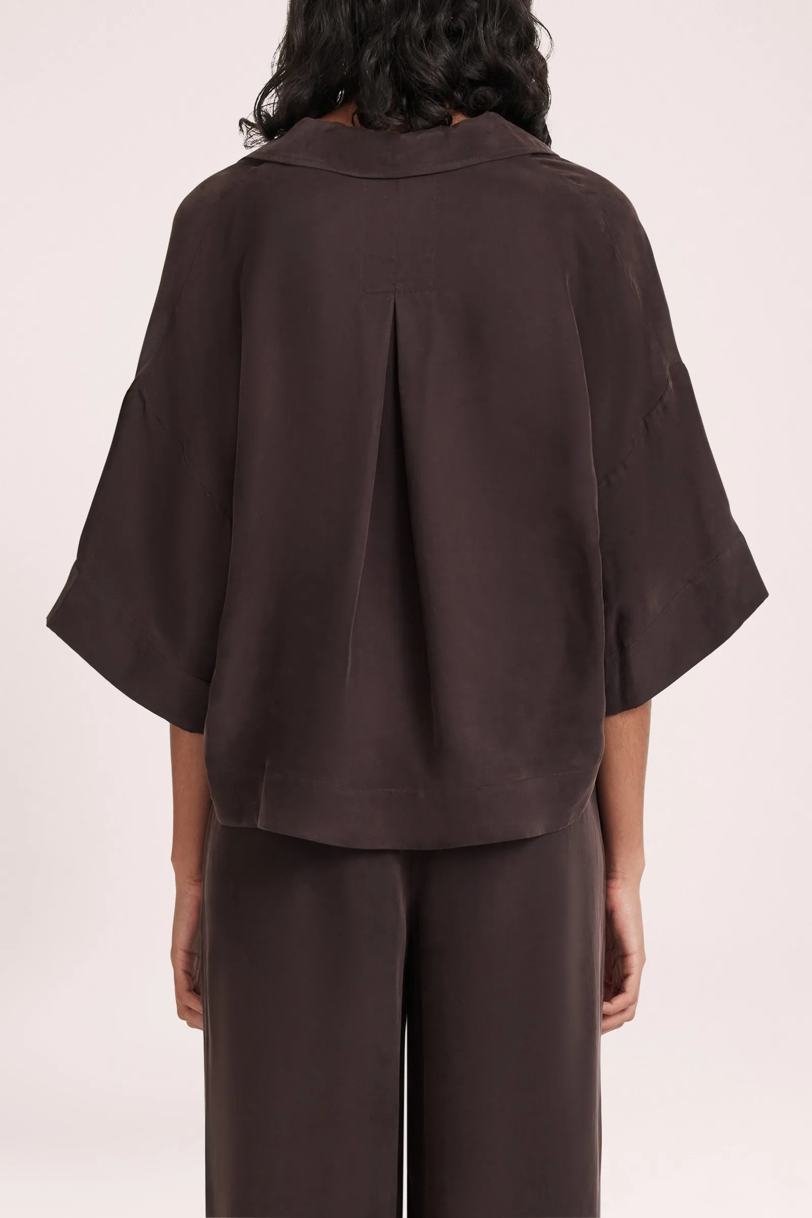 RIKA CUPRO SHIRT sold by Nude Lucy product image thumbnail 4