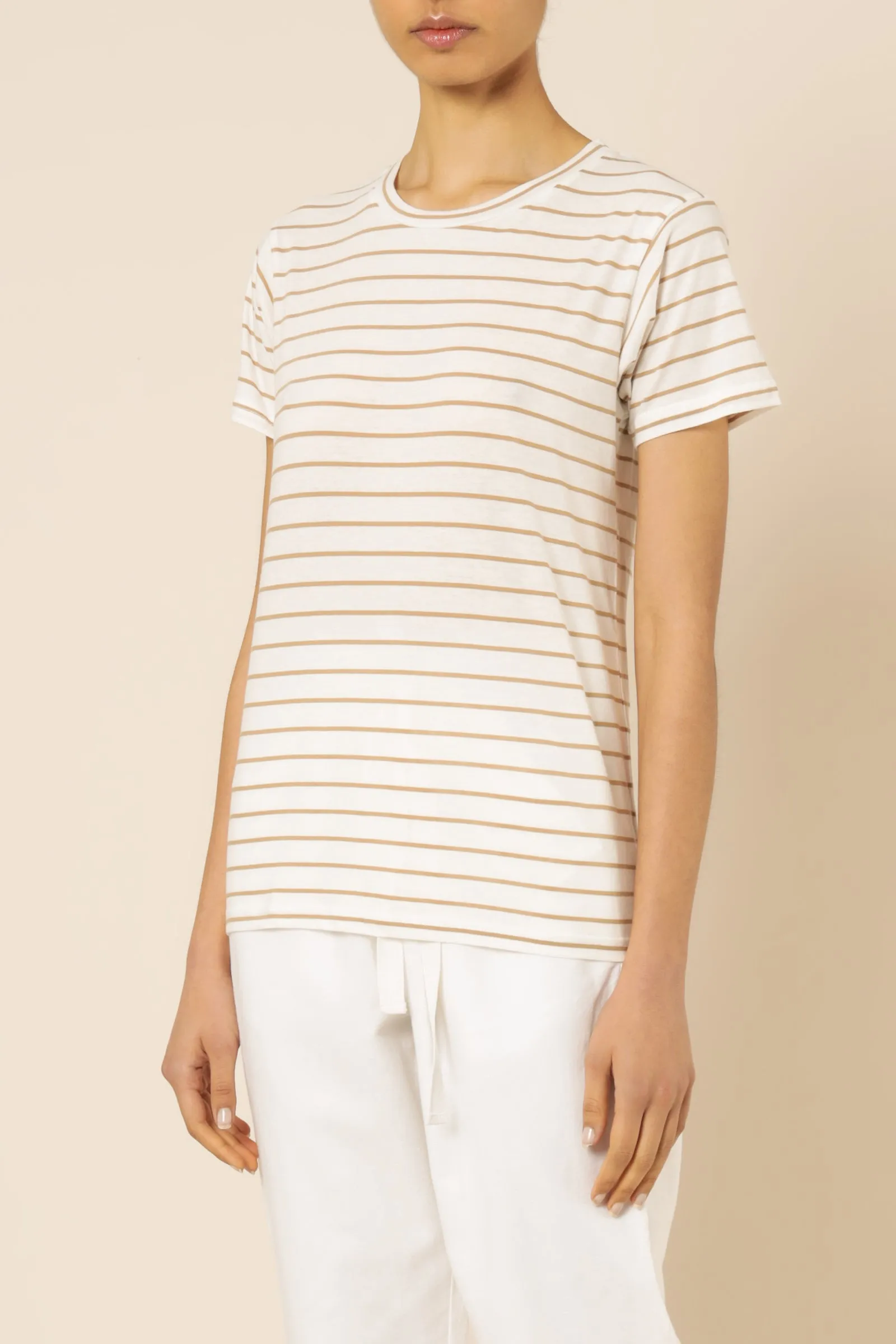 HARPER ORGANIC CREW NECK TEE sold by Nude Lucy product image thumbnail 3