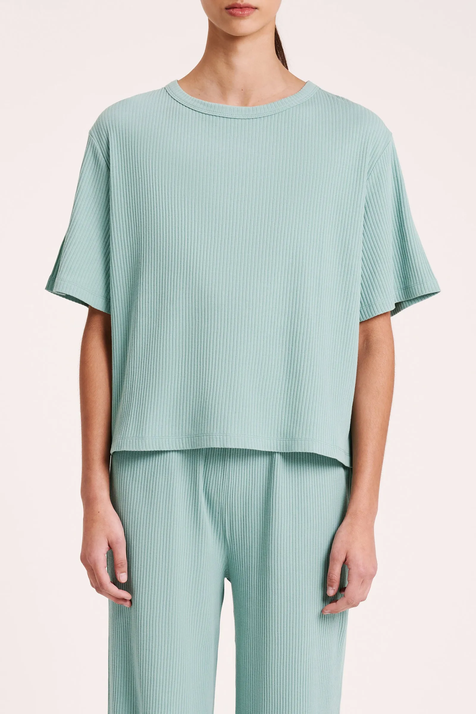 LOUNGE RIB TEE sold by Nude Lucy product image thumbnail 2