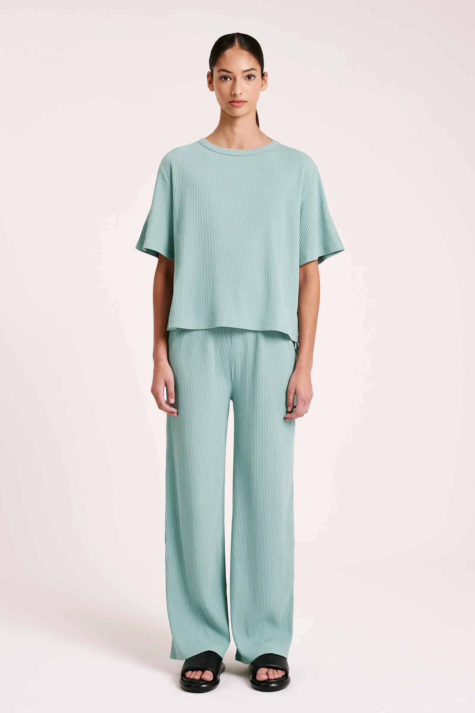 LOUNGE RIB TEE sold by Nude Lucy