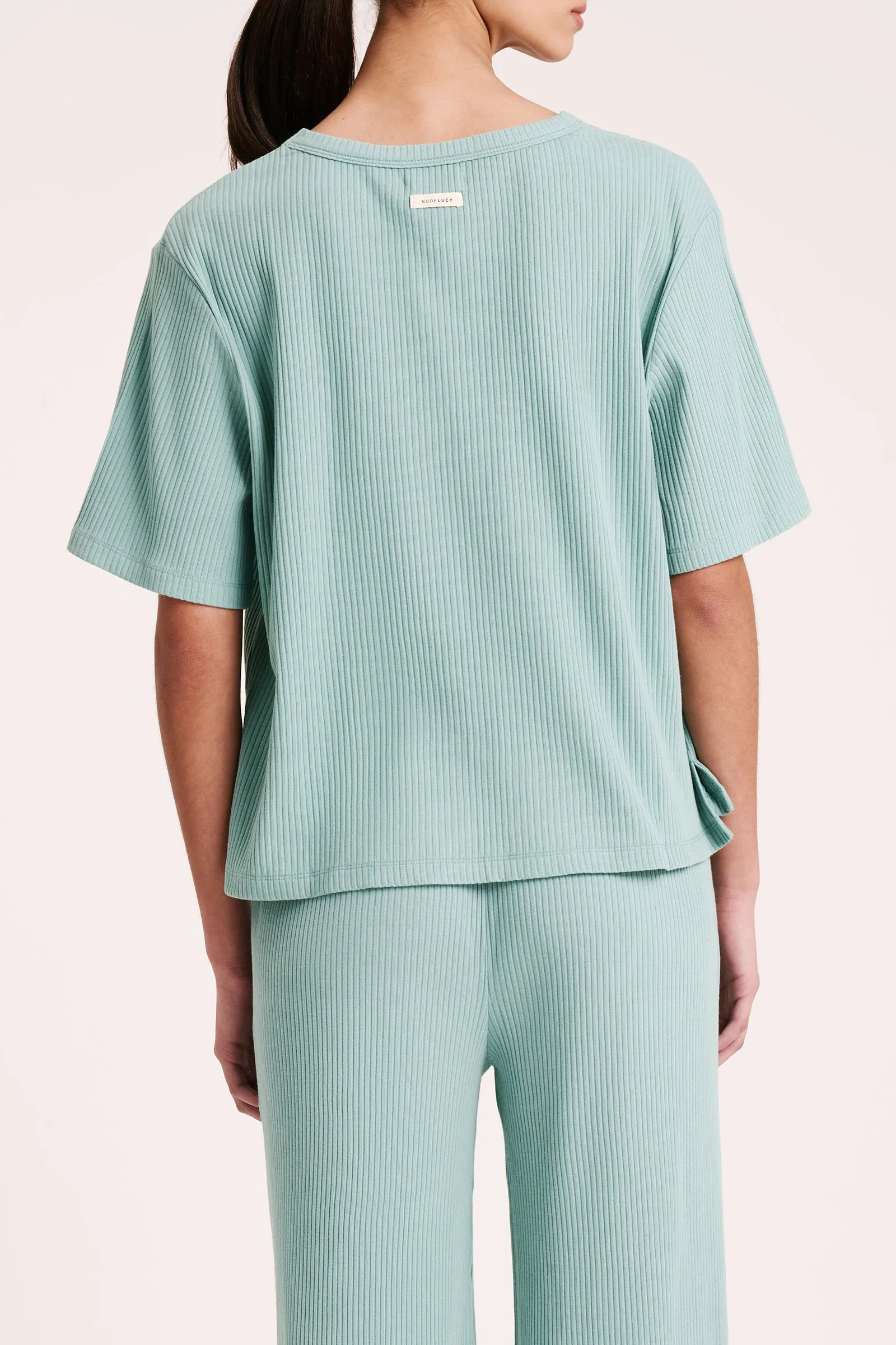 LOUNGE RIB TEE sold by Nude Lucy product image thumbnail 4