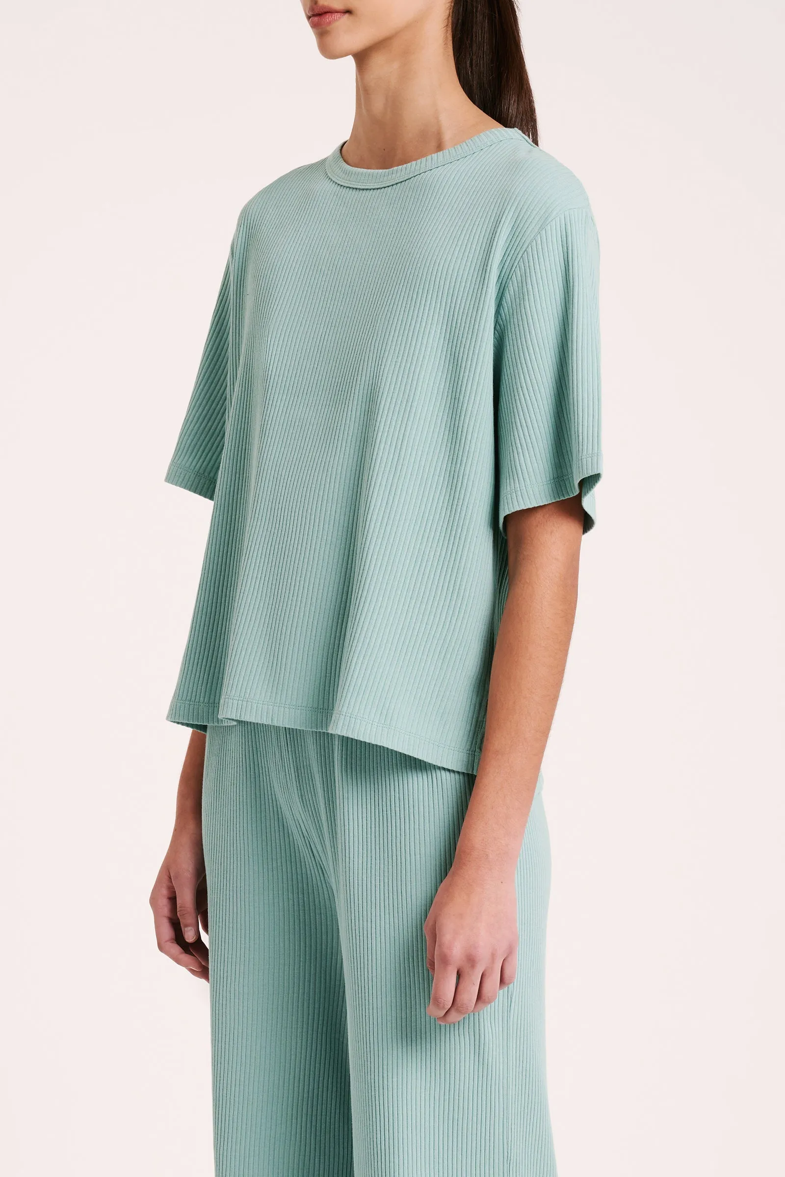 LOUNGE RIB TEE sold by Nude Lucy product image thumbnail 3