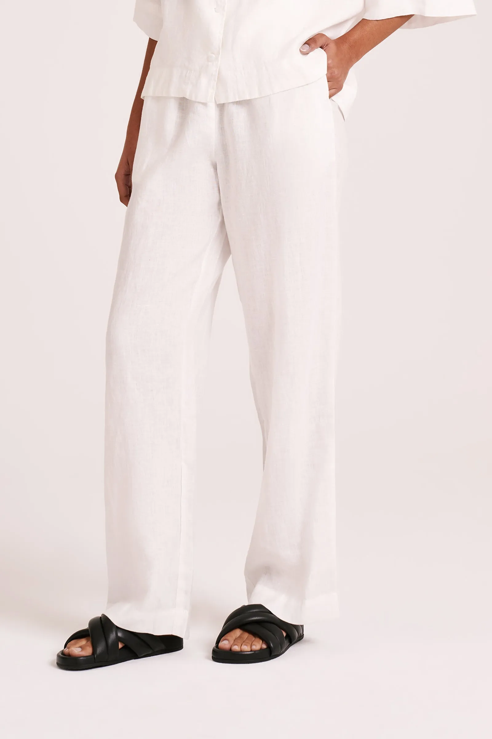 LOUNGE LINEN PANT sold by Nude Lucy product image thumbnail 3