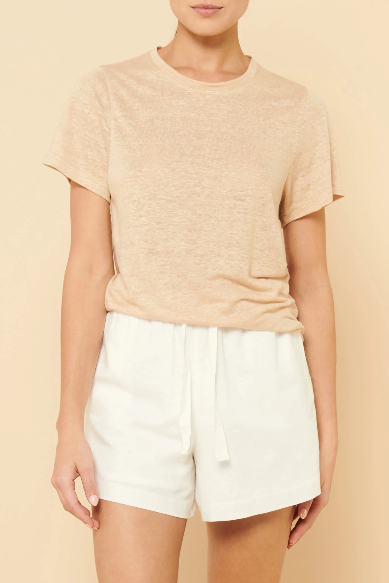 CLARA LINEN TEE sold by Nude Lucy product image thumbnail 2