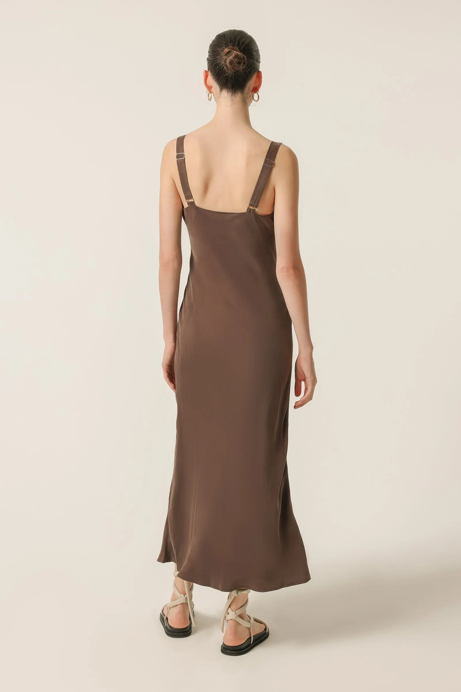 HARLOW CUPRO SLIP DRESS sold by Nude Lucy product image thumbnail 4