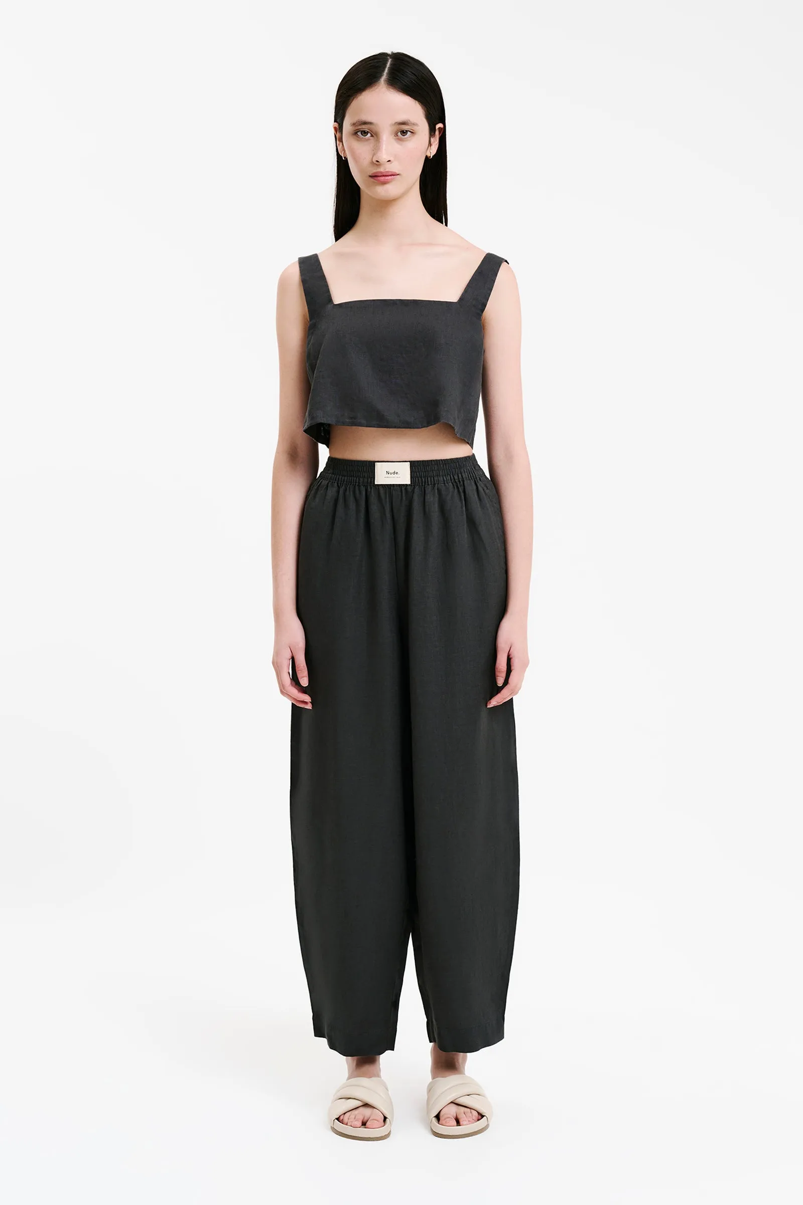 LOUNGE HERITAGE LINEN CAMI sold by Nude Lucy