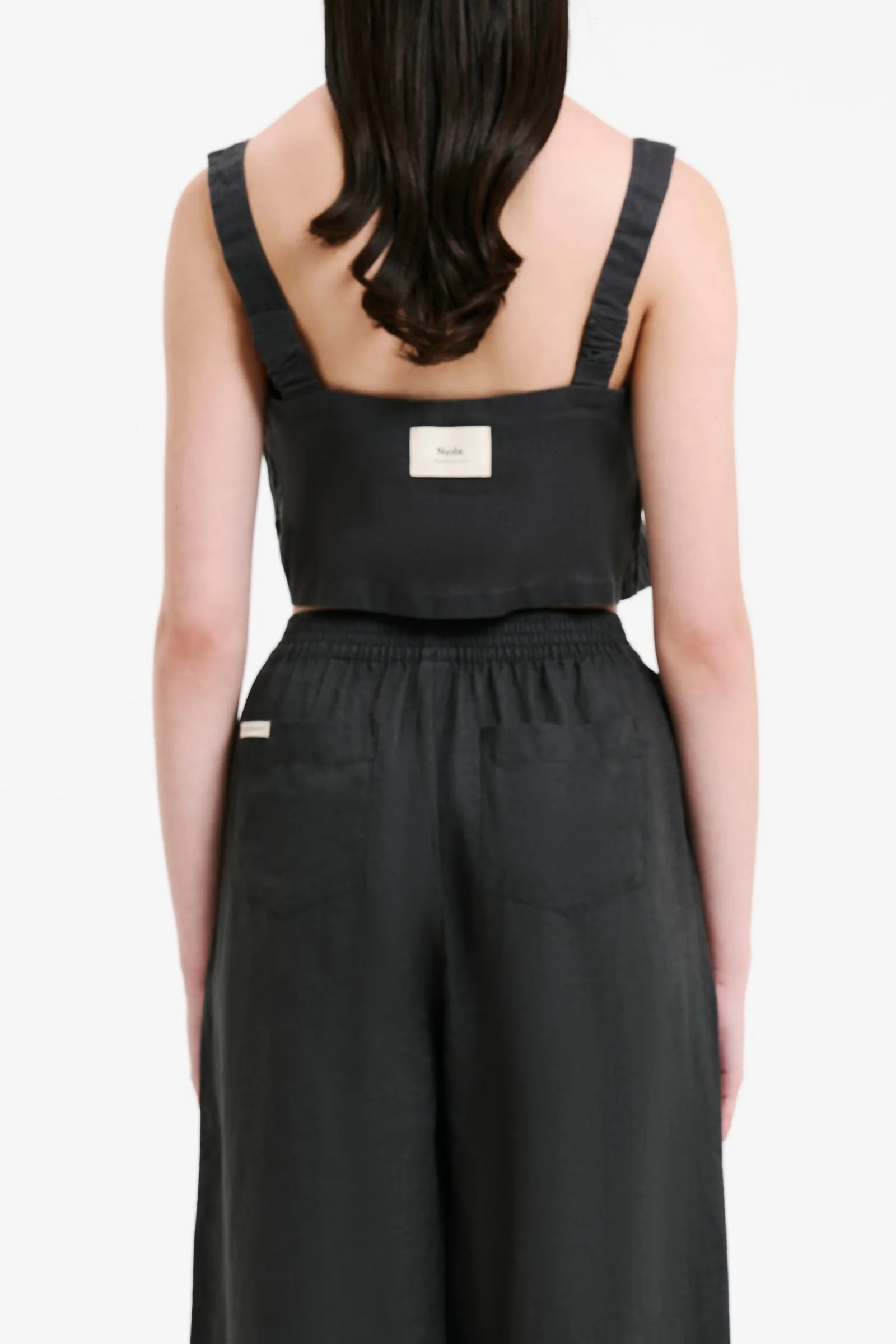 LOUNGE HERITAGE LINEN CAMI sold by Nude Lucy product image thumbnail 4