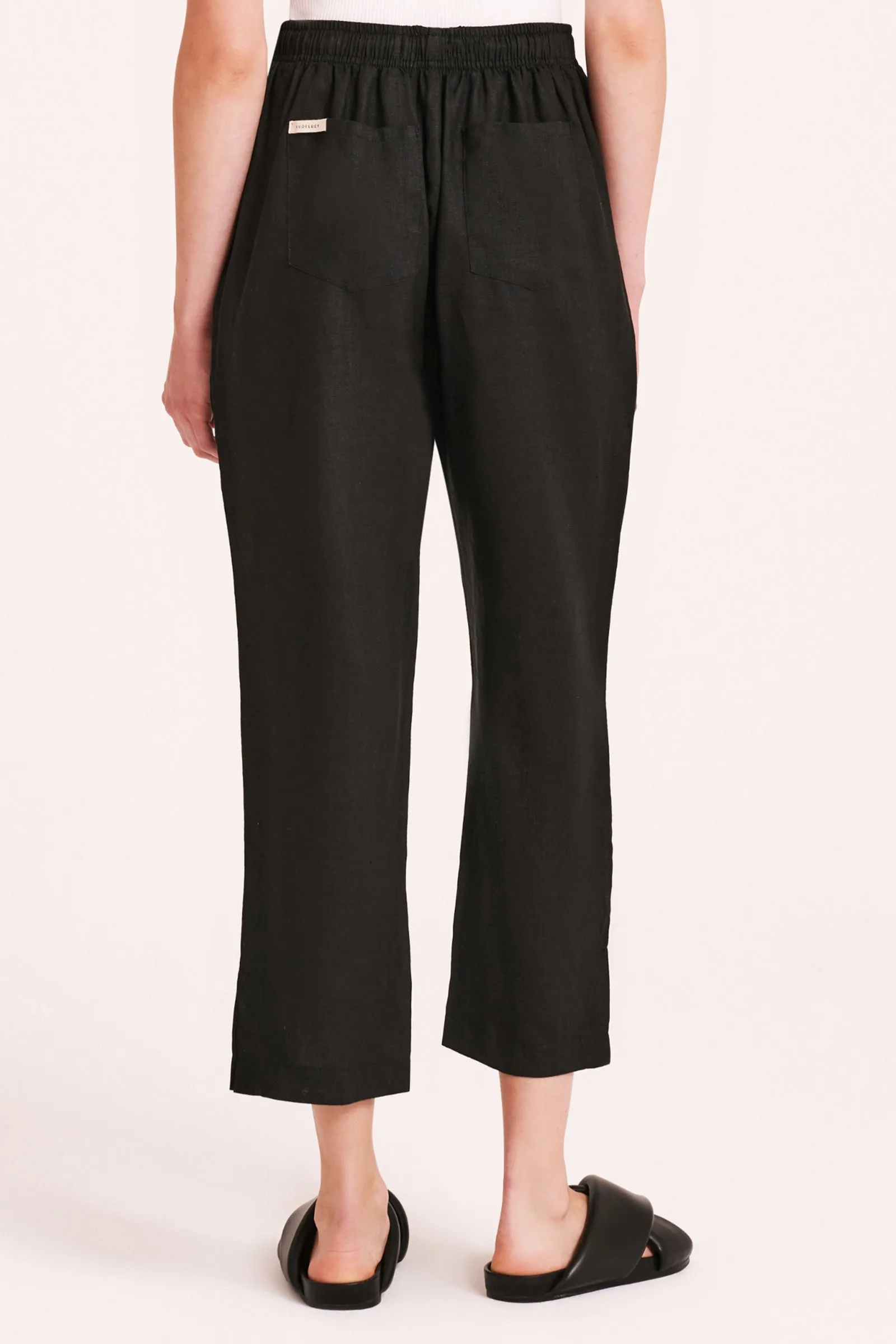 LOUNGE LINEN TRAVEL PANT sold by Nude Lucy product image thumbnail 4