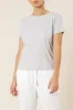 HARPER BASIC CREW NECK TEE sold by Nude Lucy