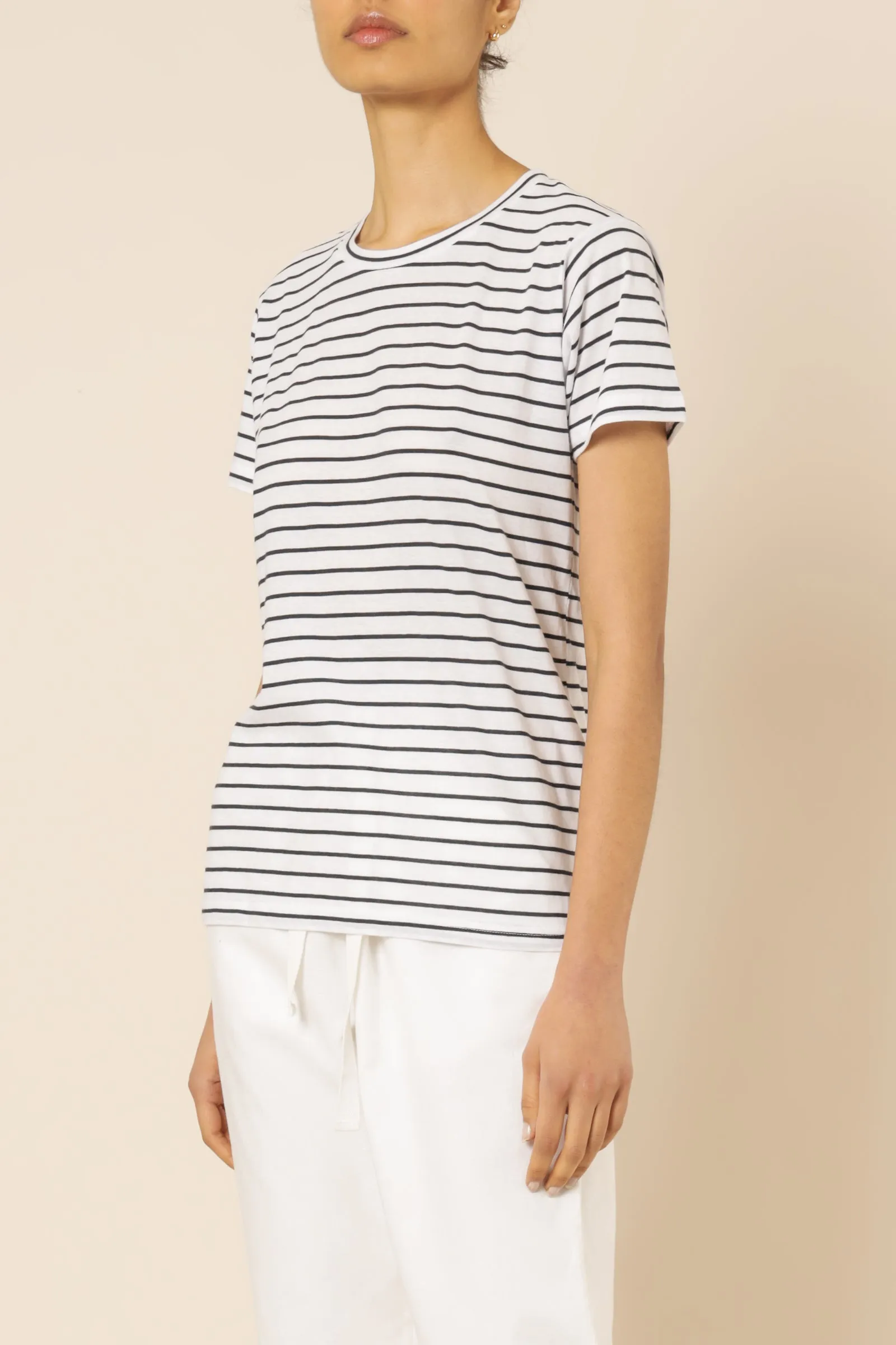 HARPER ORGANIC CREW NECK TEE sold by Nude Lucy product image thumbnail 3