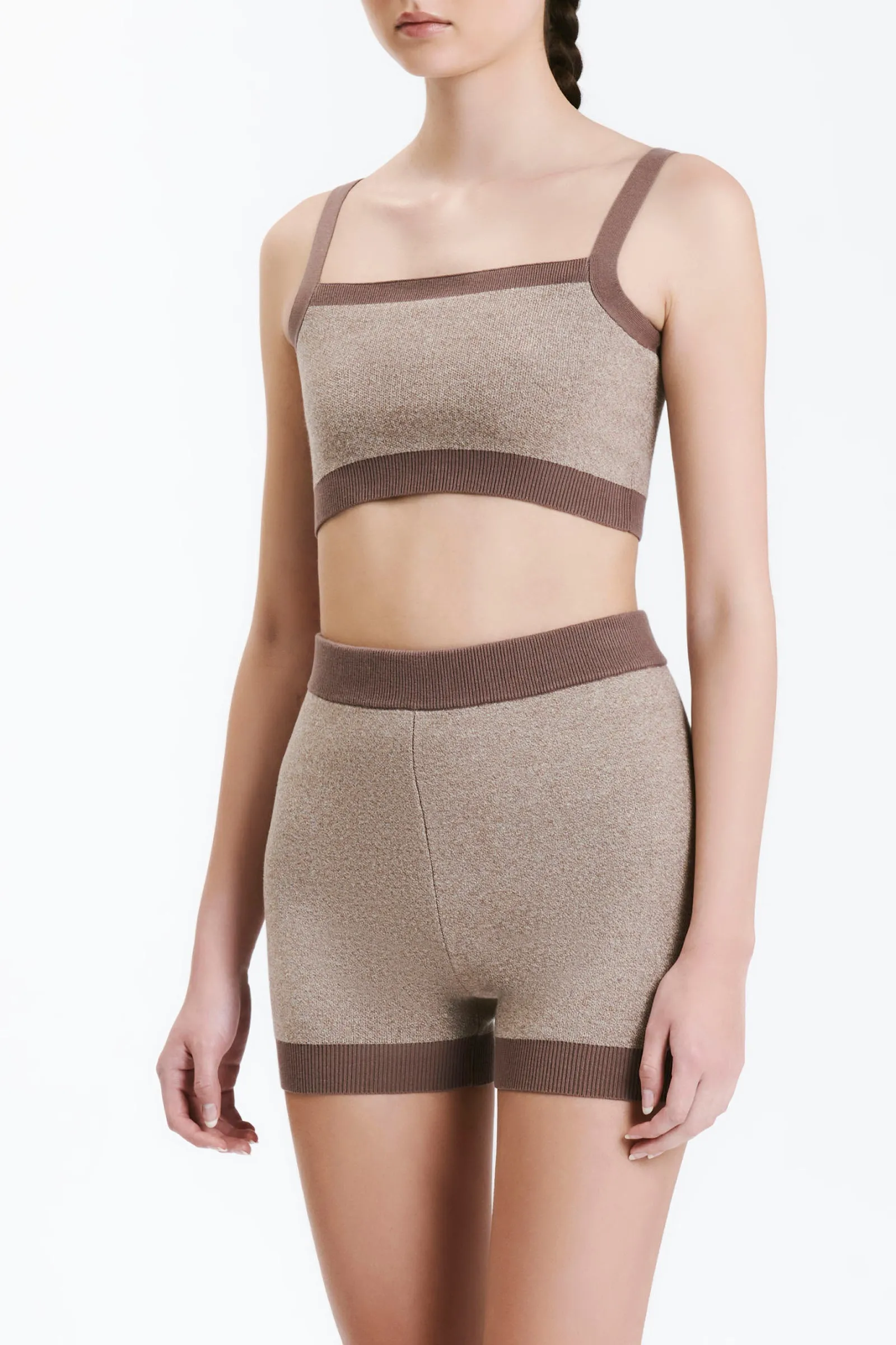 NUDE ACTIVE KNIT CROP sold by Nude Lucy product image thumbnail 3