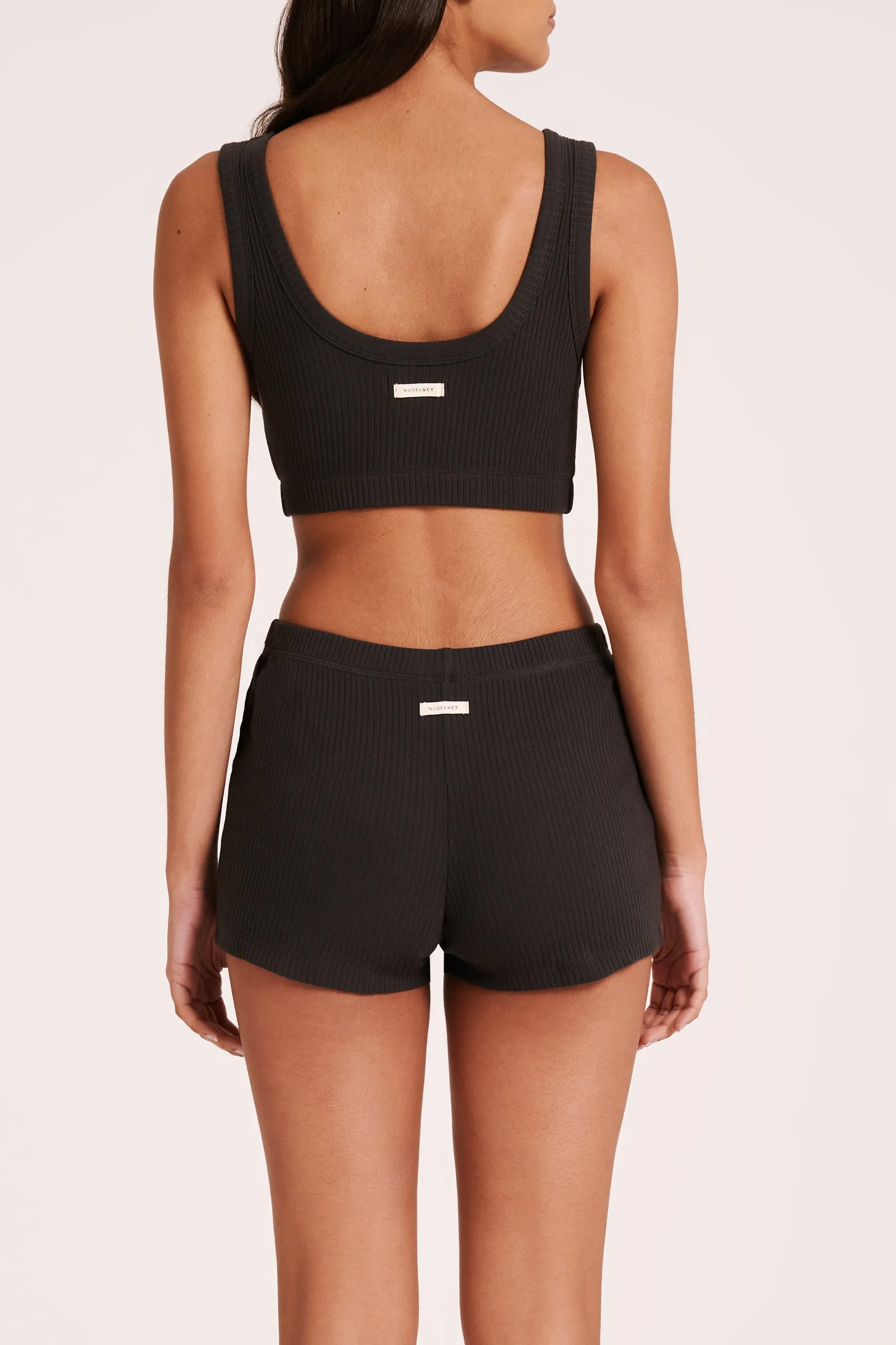 LOUNGE RIBBED CROP sold by Nude Lucy product image thumbnail 4