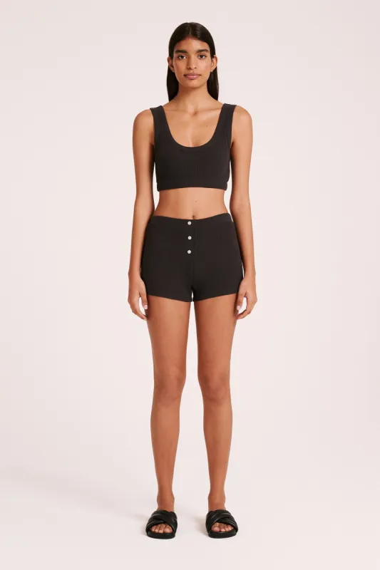 LOUNGE RIBBED CROP sold by Nude Lucy
